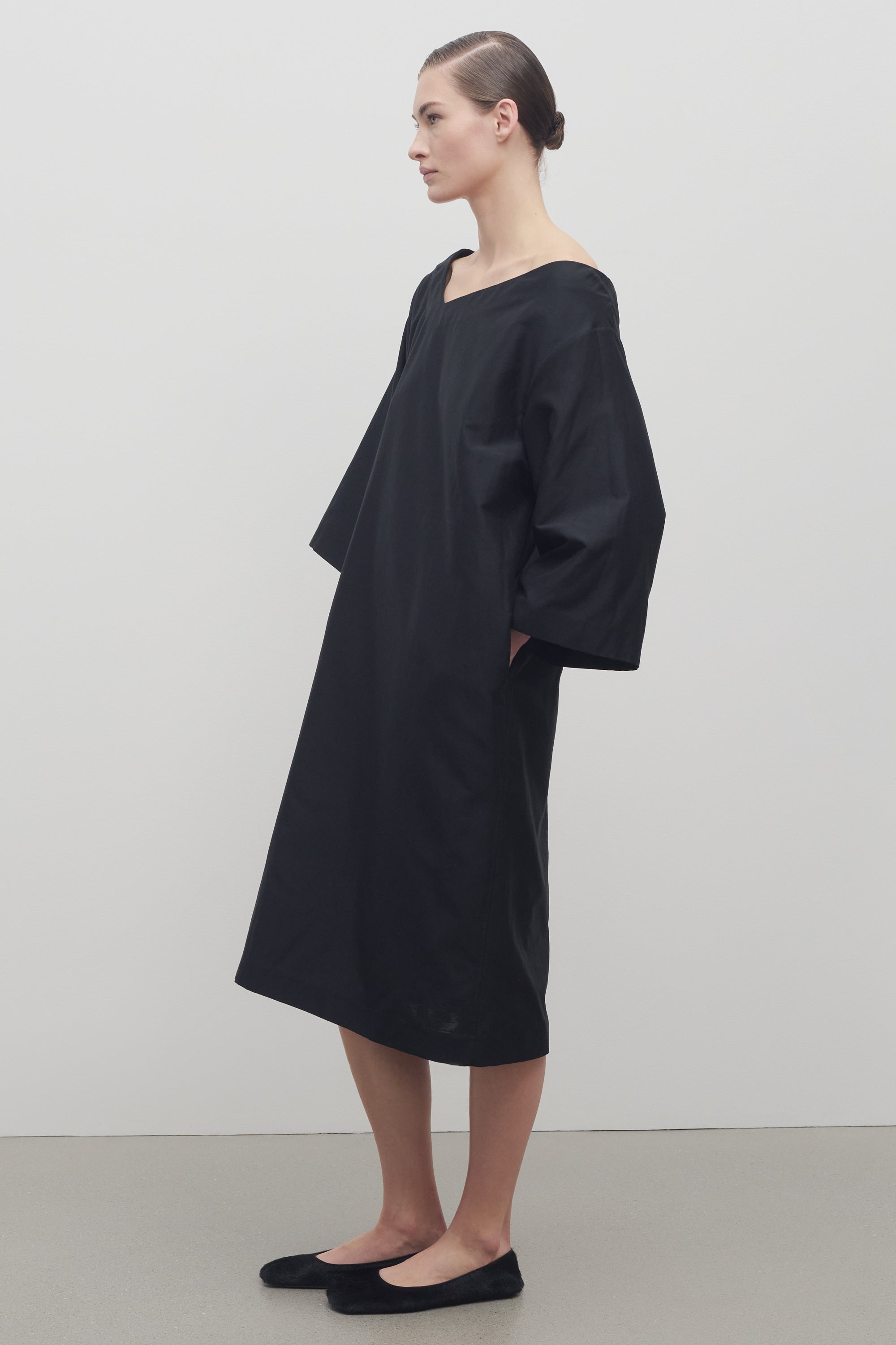 Miki Dress in Cotton and Silk - 4