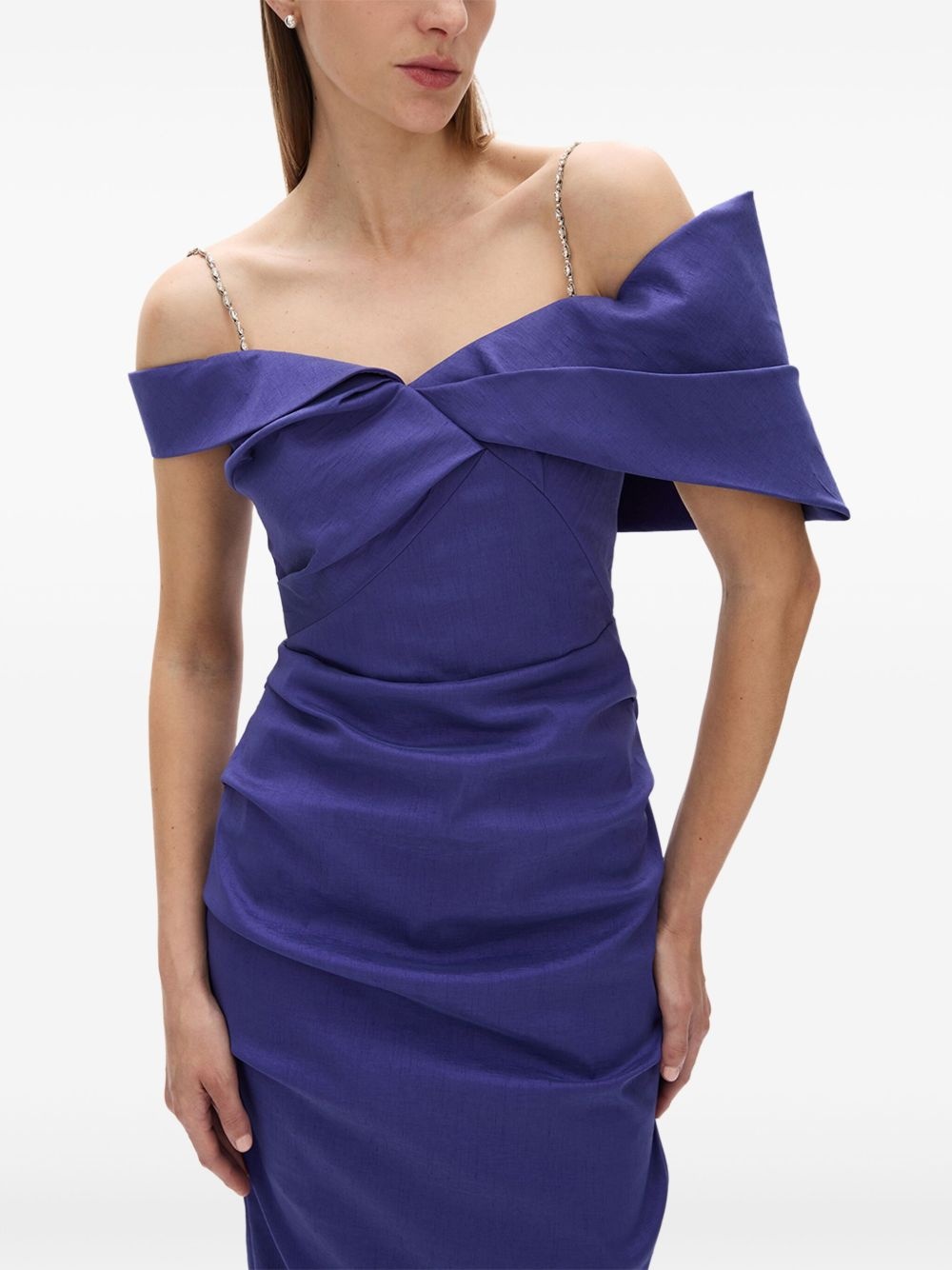 Dahli off-shoulder ruched dress - 5