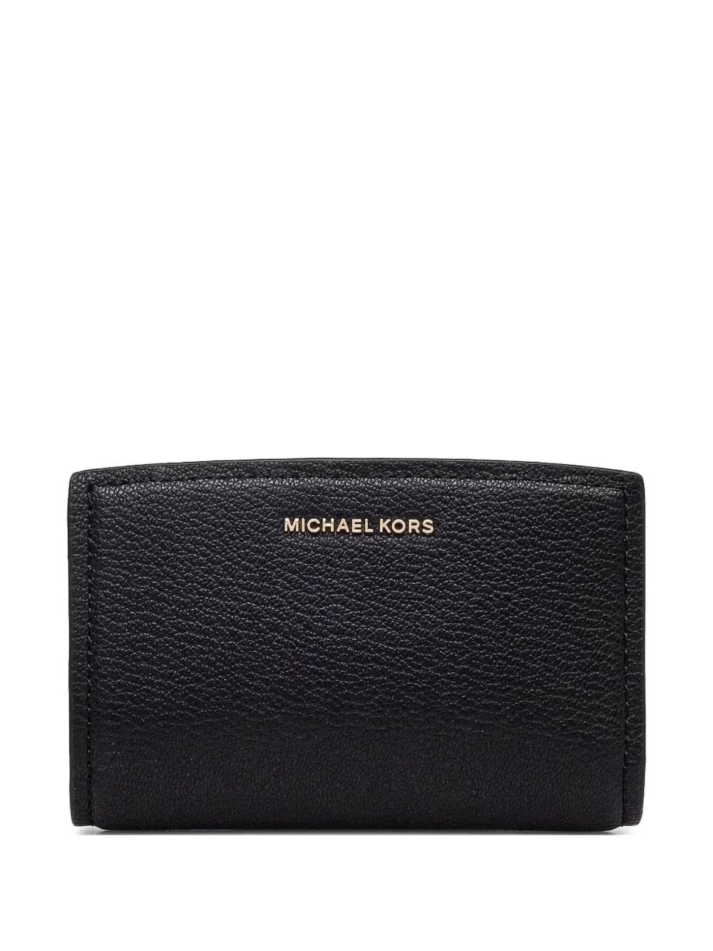 textured leather wallet - 1
