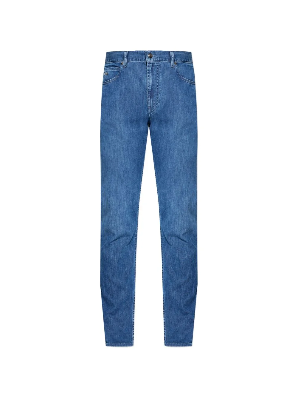 logo plaque jeans - 1