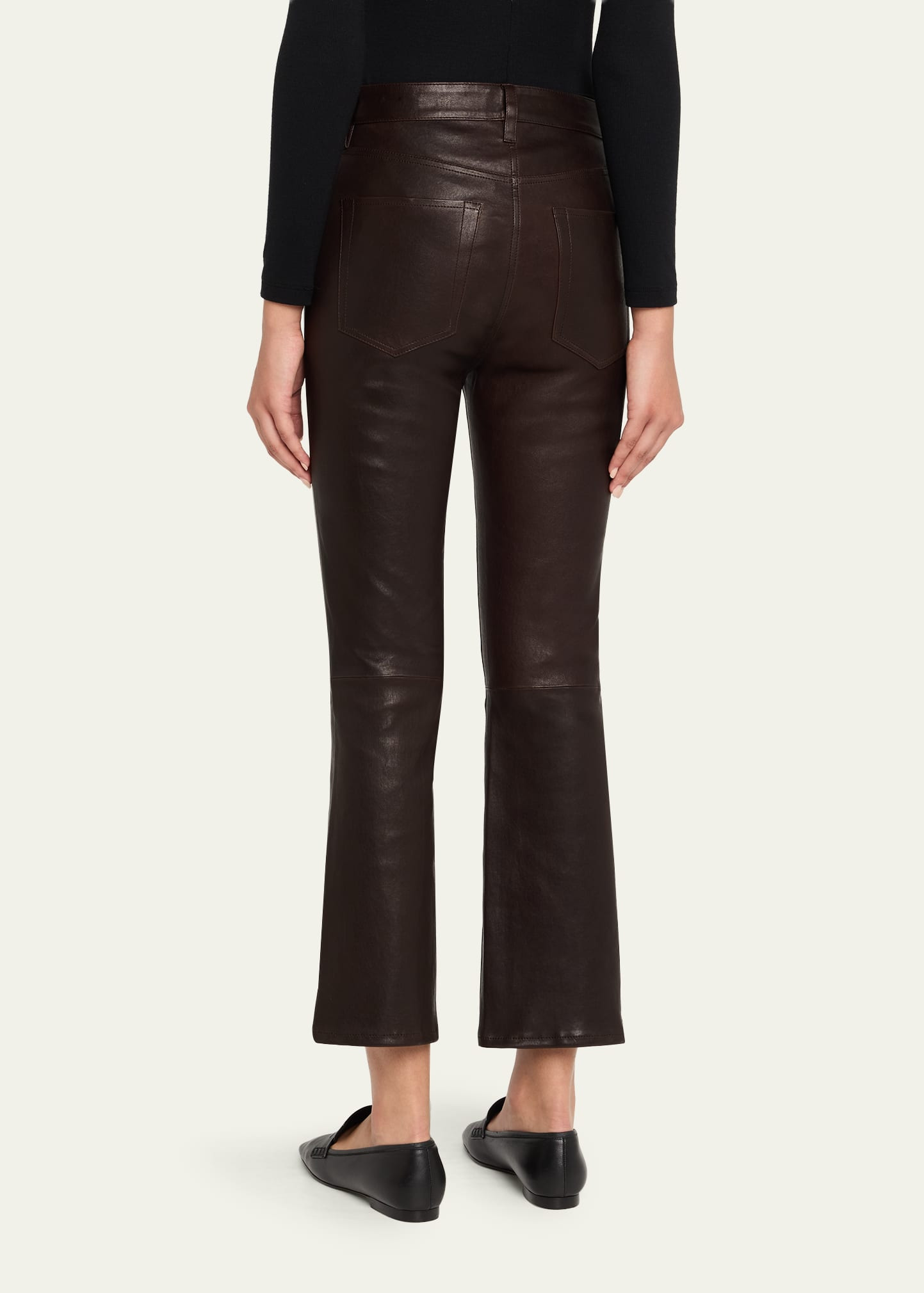The Leather Reboot Crop Jeans - 3
