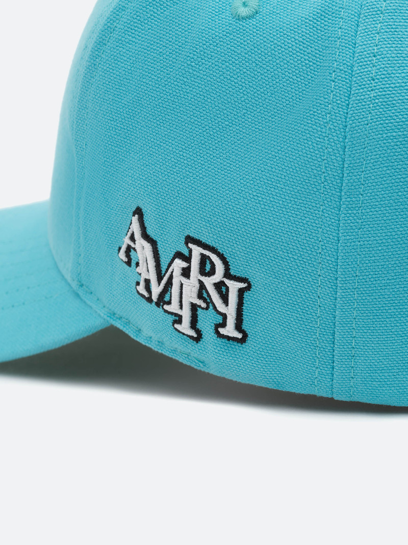 XO FULL CANVAS HAT- AQUA/WHITE 5