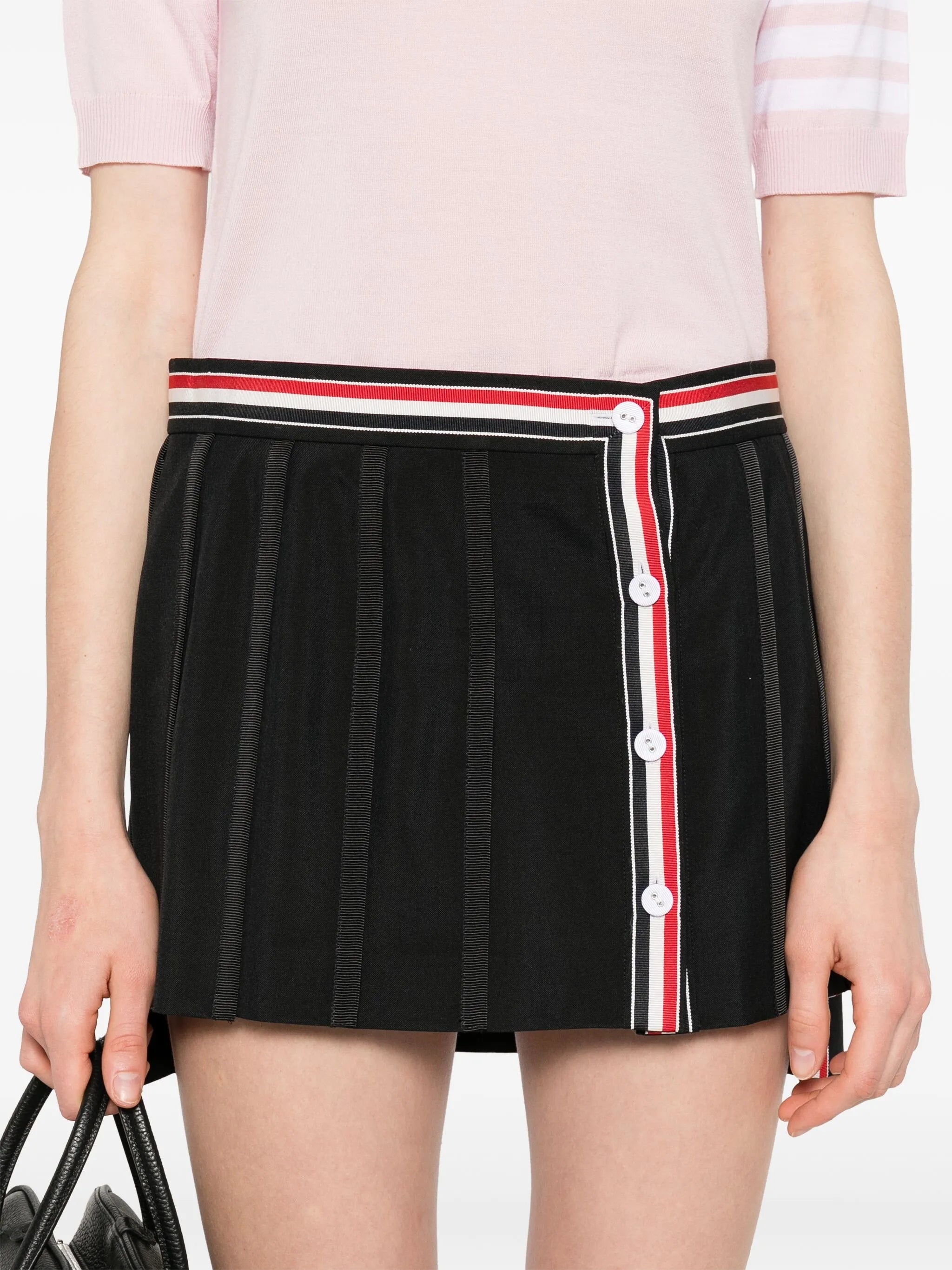 Pleated Mini Skirt - 4