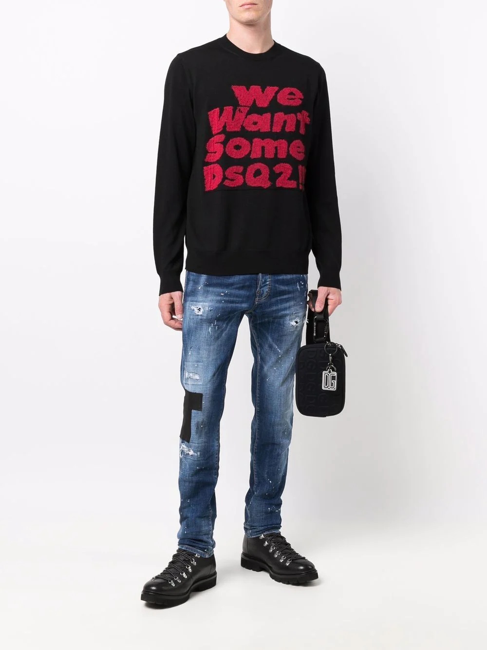 We Want Some Dsq2!!! slogan jumper - 2