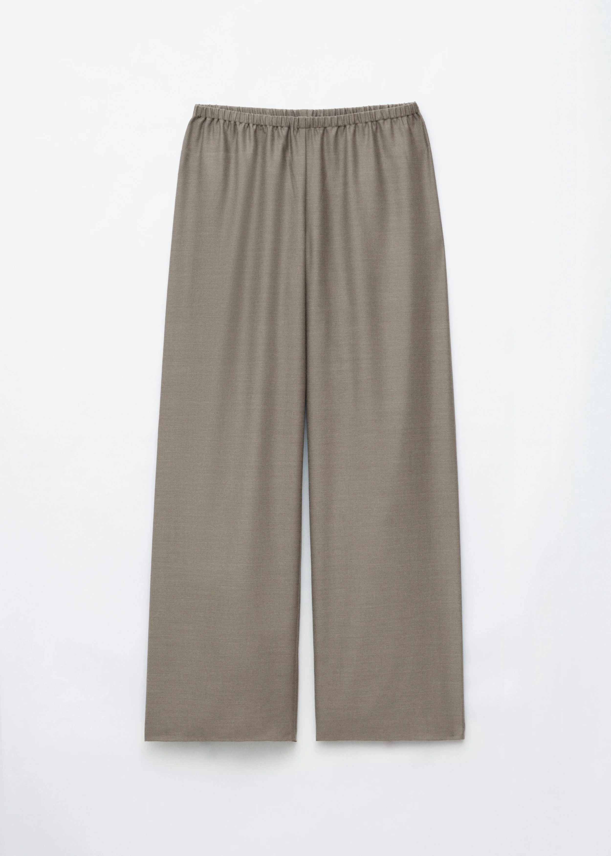 Pull-On Wool Trousers - 1