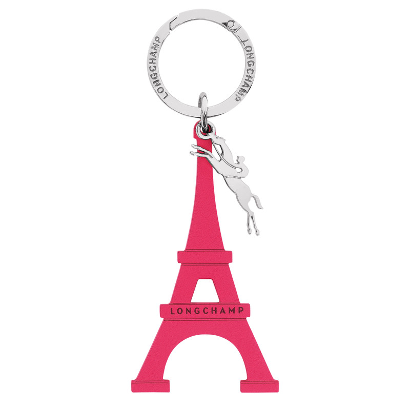 Le Pliage Original Keyring Pink - Leather 1
