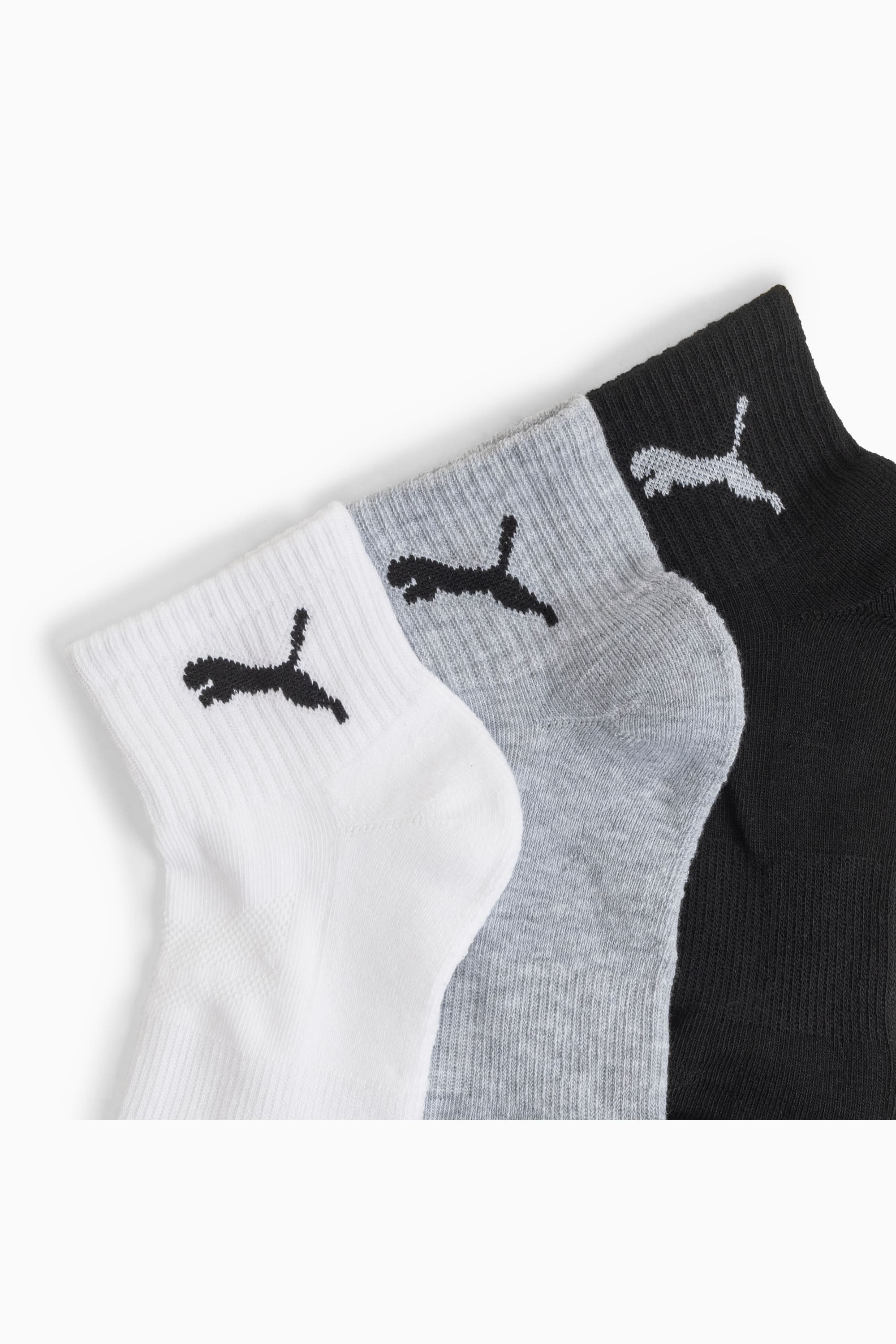Men's Half Terry Quarter-Length Socks (6 Pairs) - 2