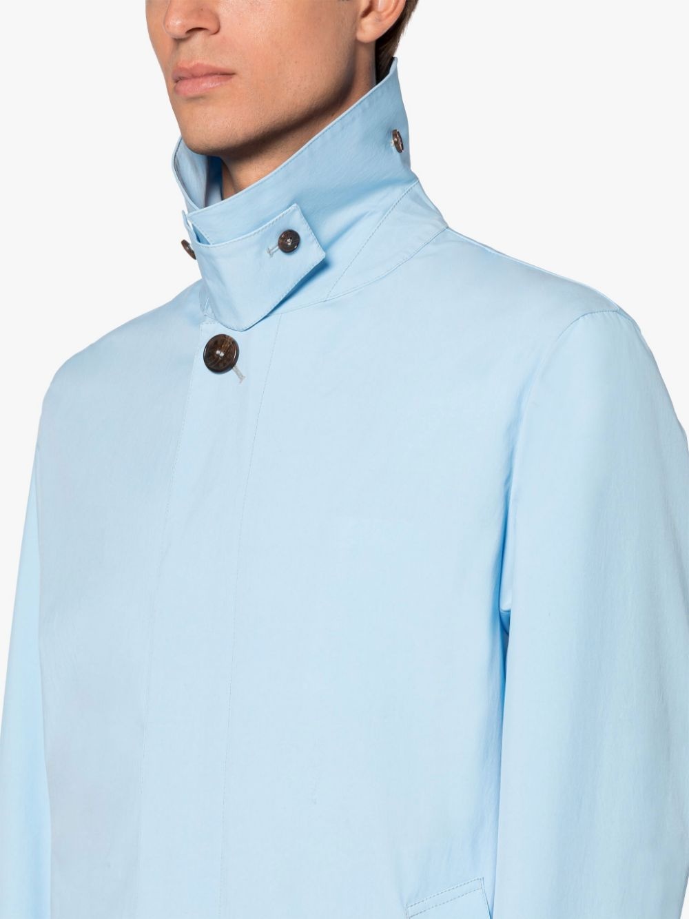 NEWINGTON SKY BLUE ECO DRY COAT - 5