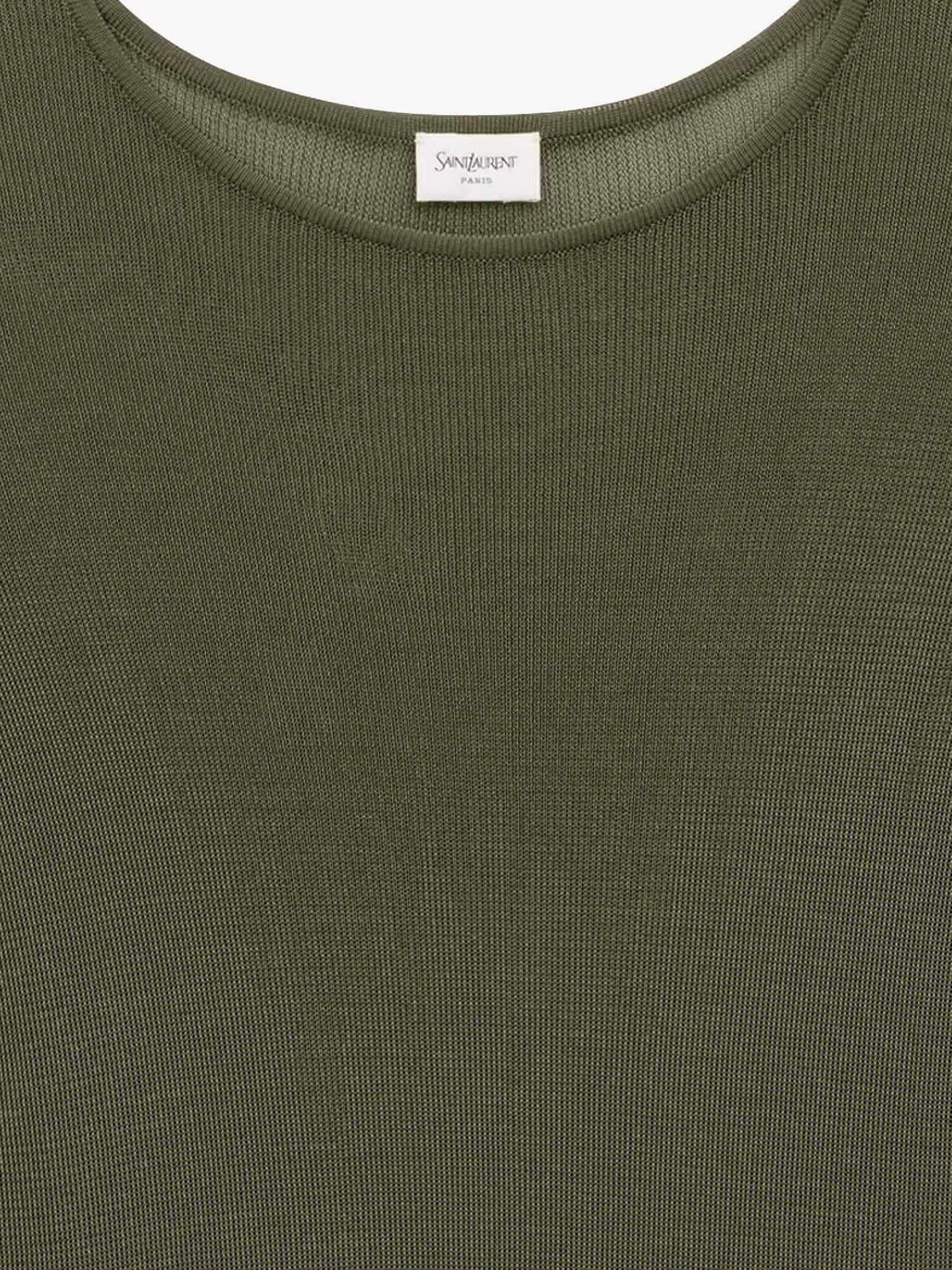 Saint Laurent Semi-Sheer Certified Viscose Knitted Top - 3