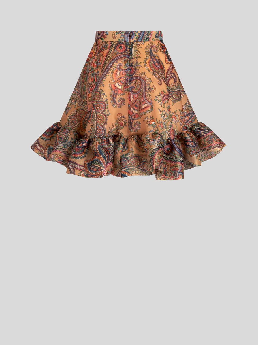 MINI PAISLEY SKIRT - 5