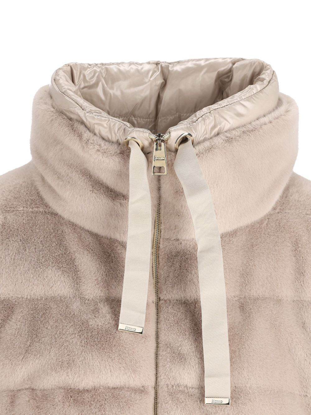 high-neck puffer jacket - 4