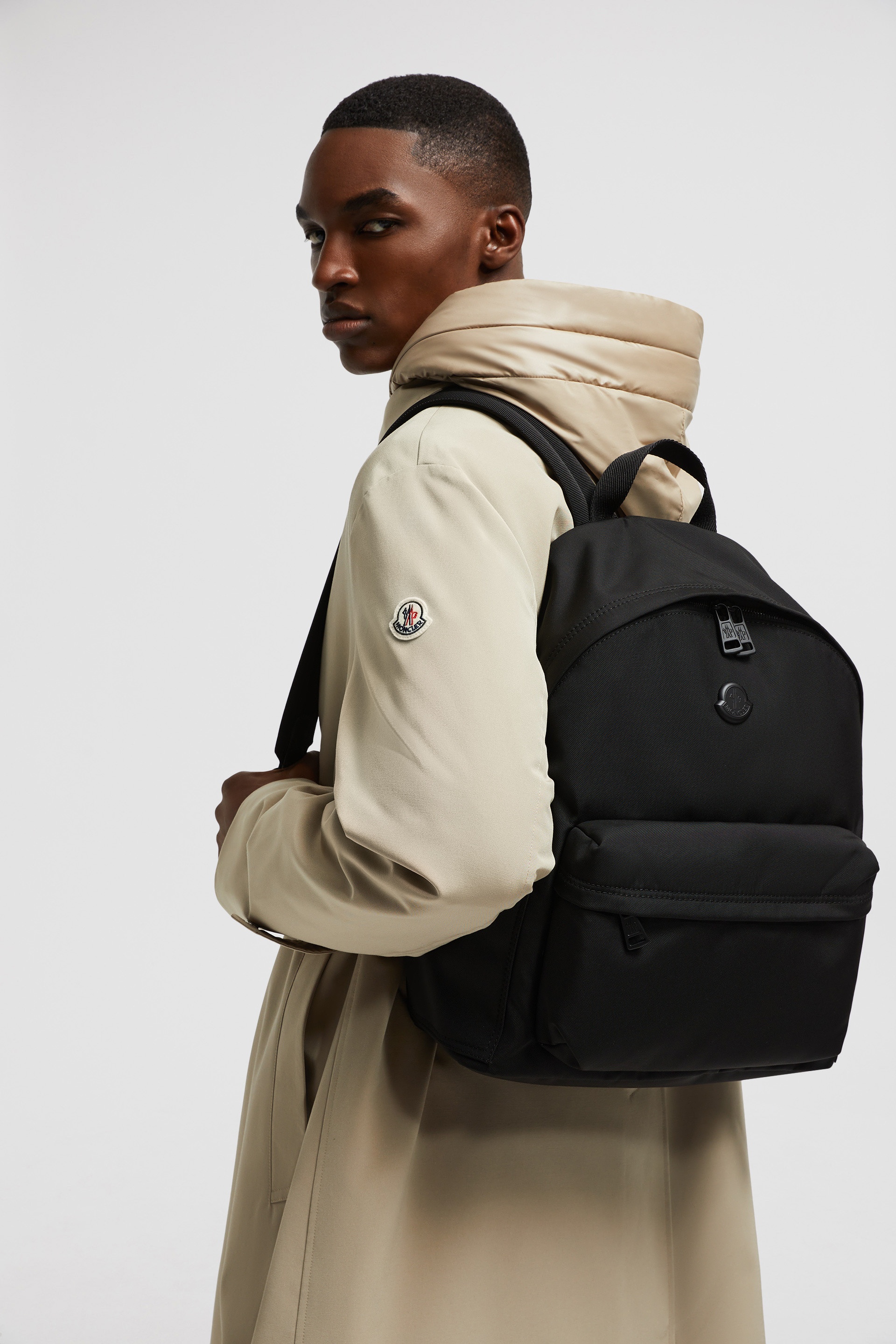 ★関税込★MONCLER★New Pierrick Water-Repellent Backpack★ Black Pierrick Water-Repellent Backpack - Bags & Small