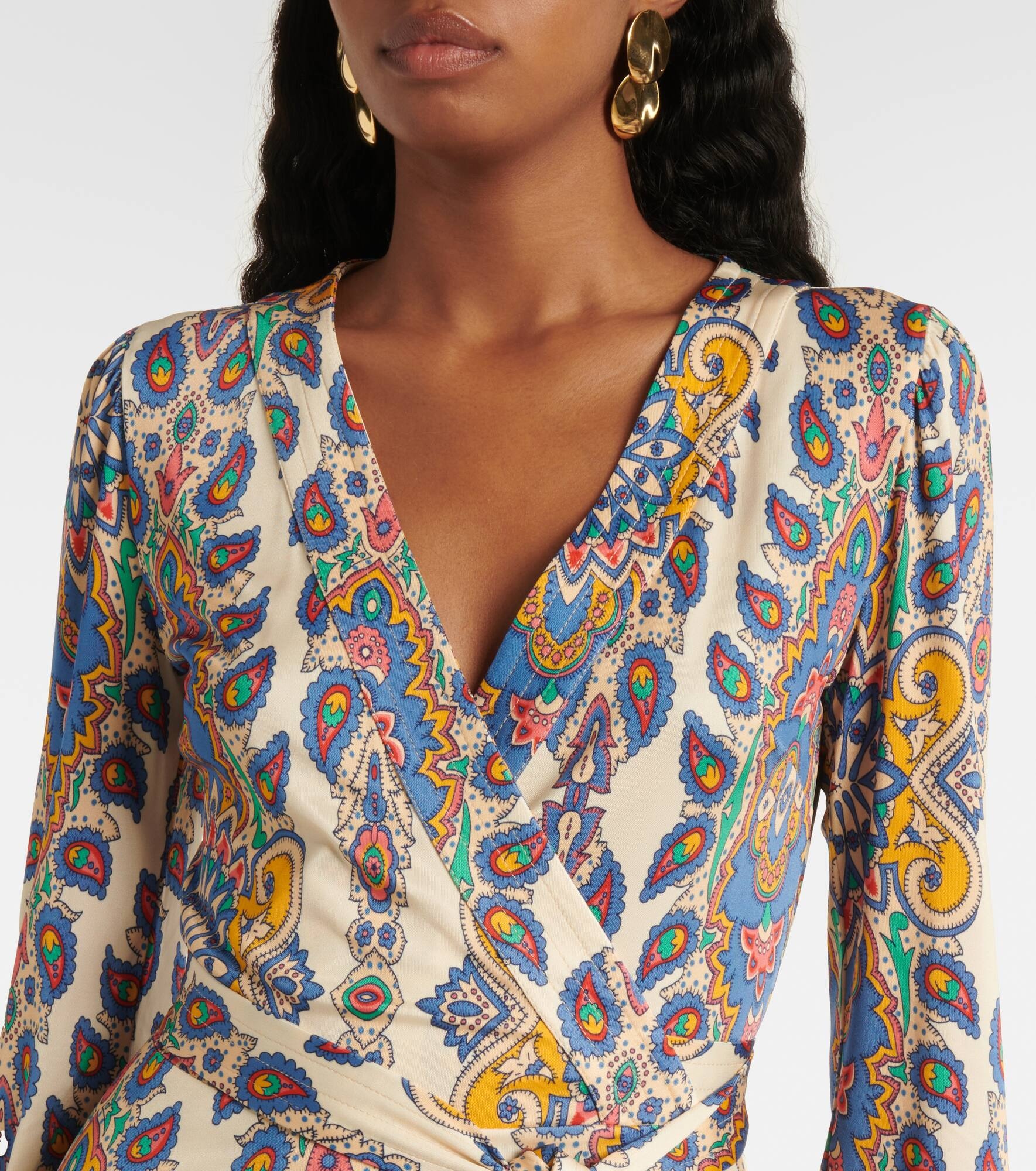 Printed midi dress - 4