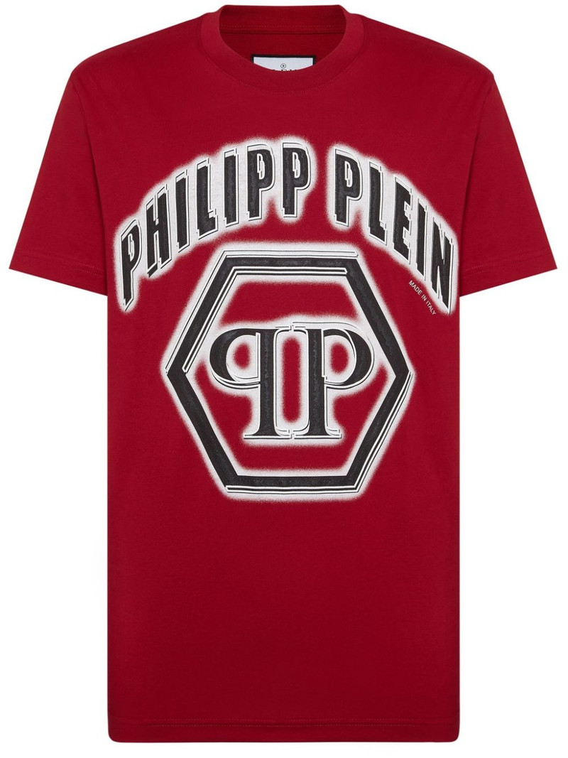 logo-print cotton T-shirt 1