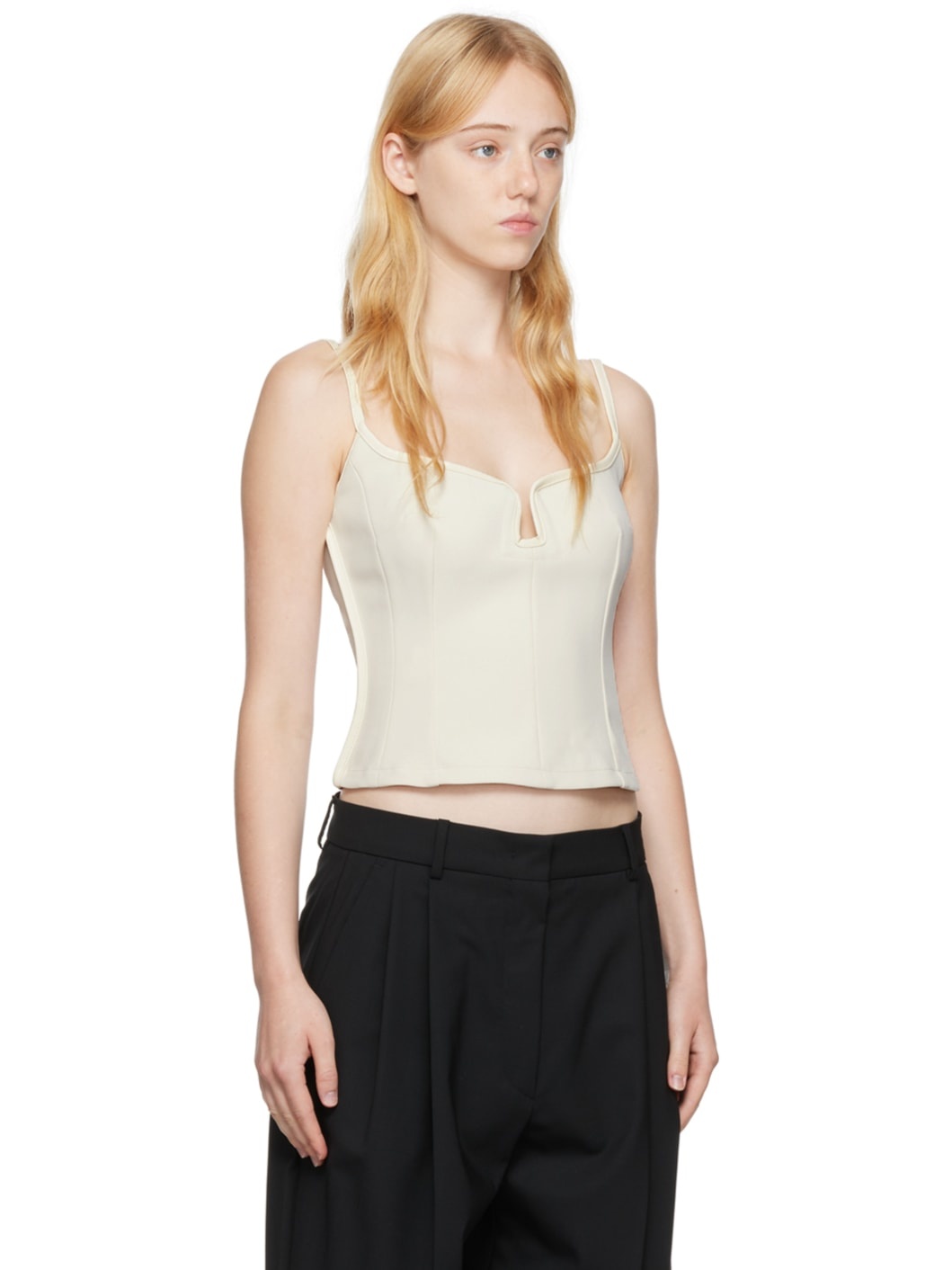 SSENSE Exclusive Off-White Marlo Camisole - 2