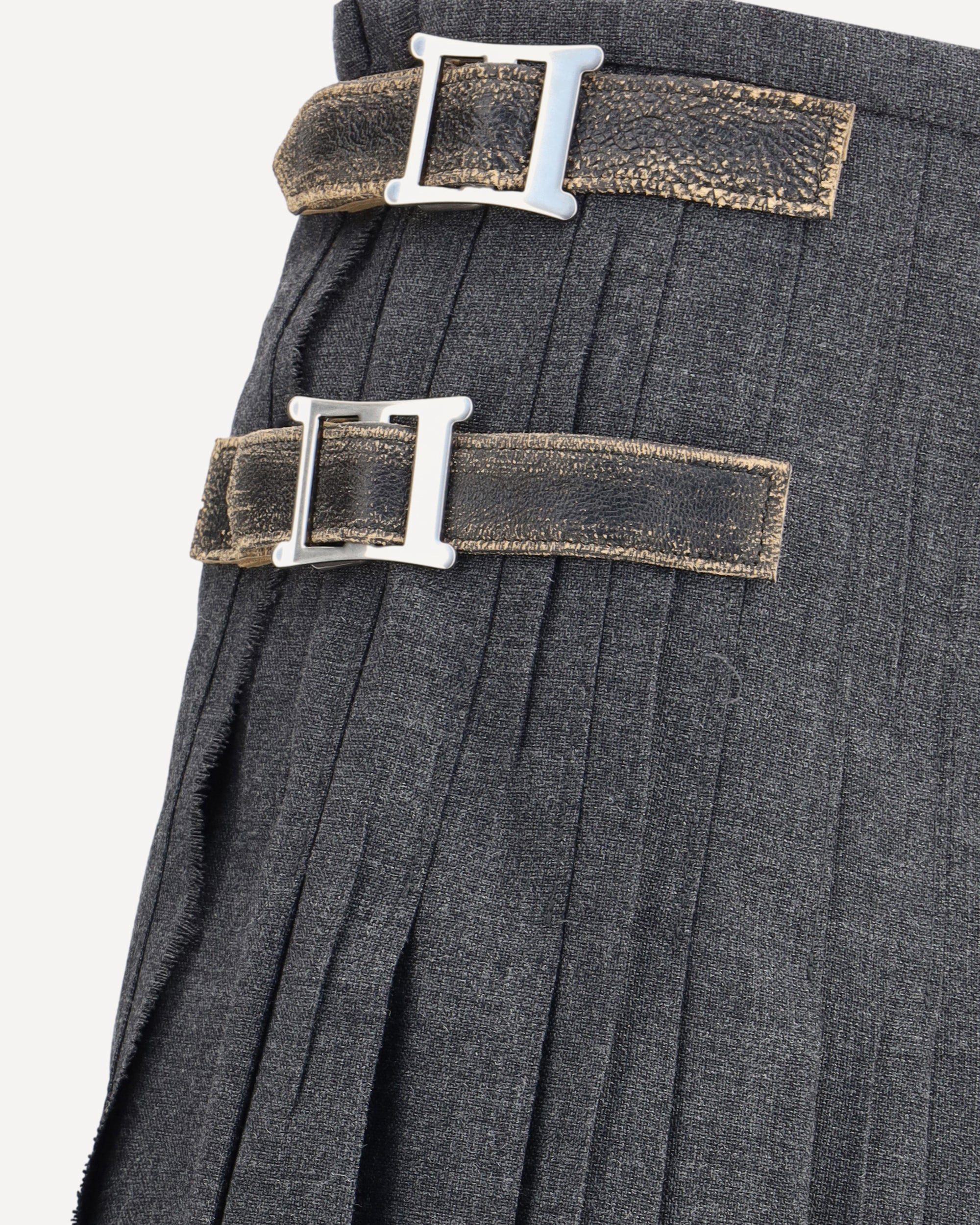 Pleated Skirt in kid mohair - 3