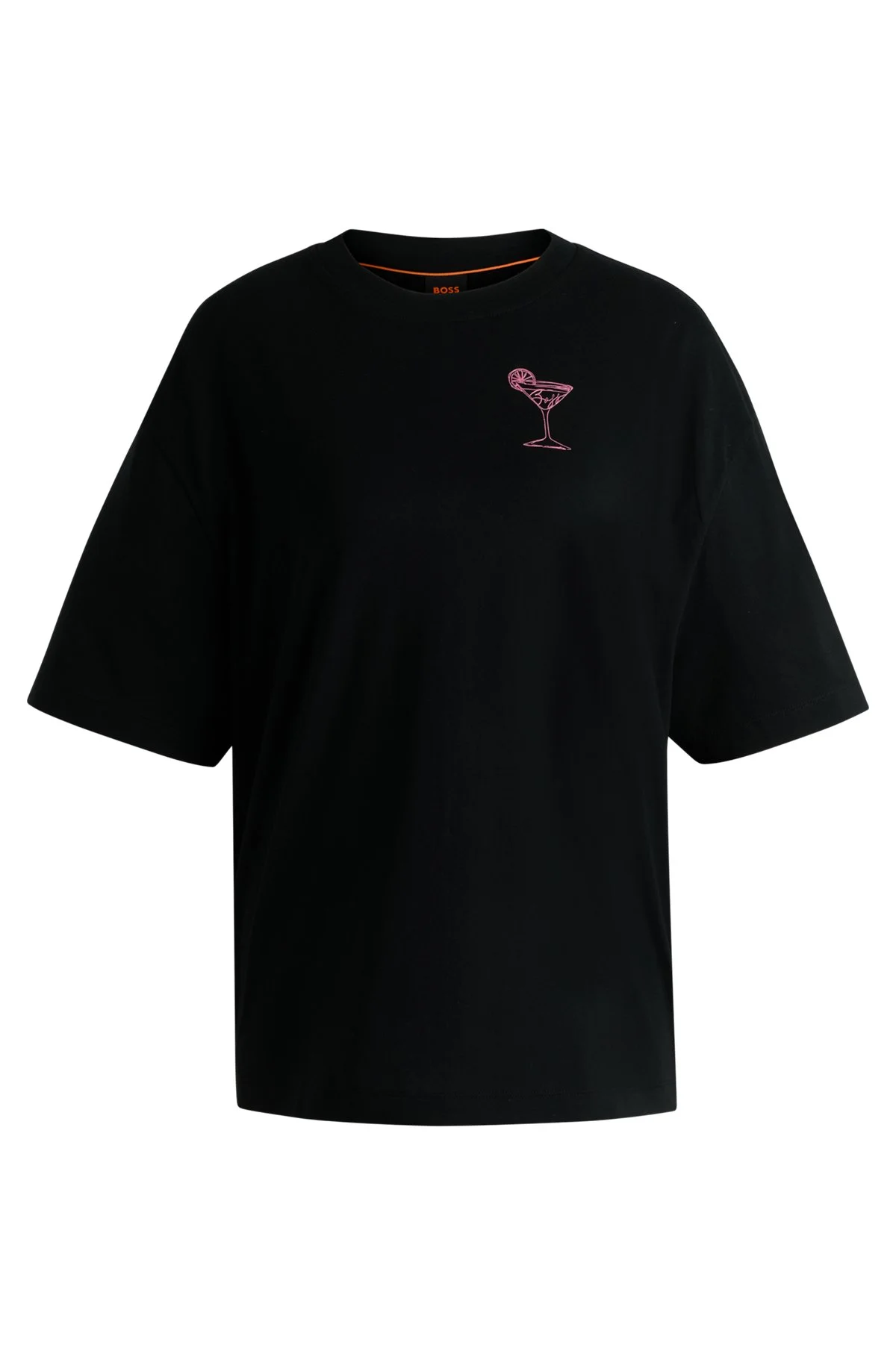 OVERSIZE T-SHIRT IN COTTON JERSEY WITH LOGO ARTWORK - 1