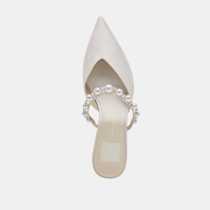 KANIKA PEARL MID HEELS VANILLA PEARLS 11