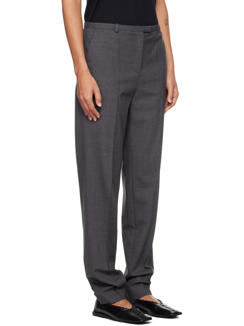 Gray Malka Fitted Trousers 2