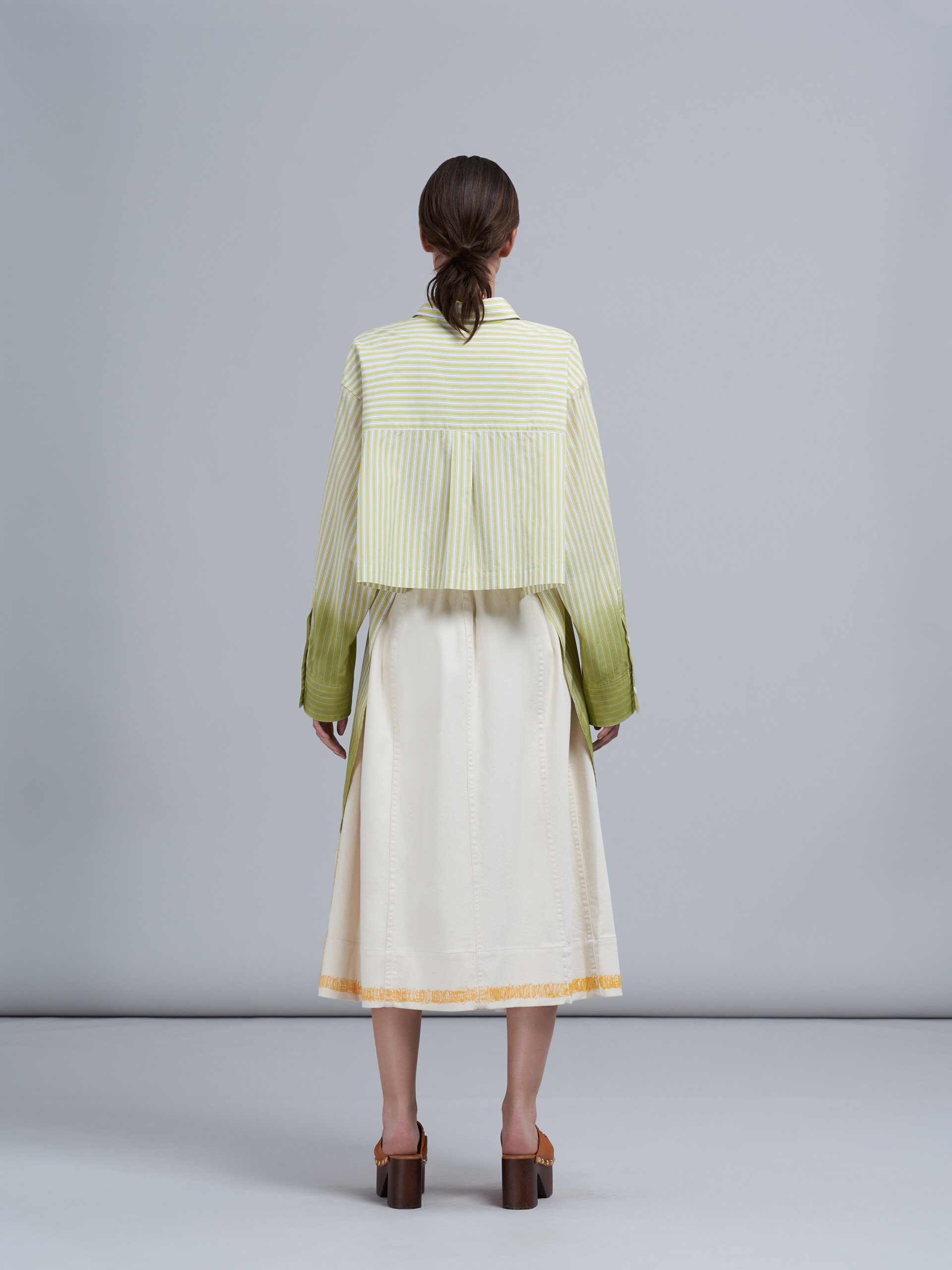 DIP-DYED POPLIN SHIRT - 3