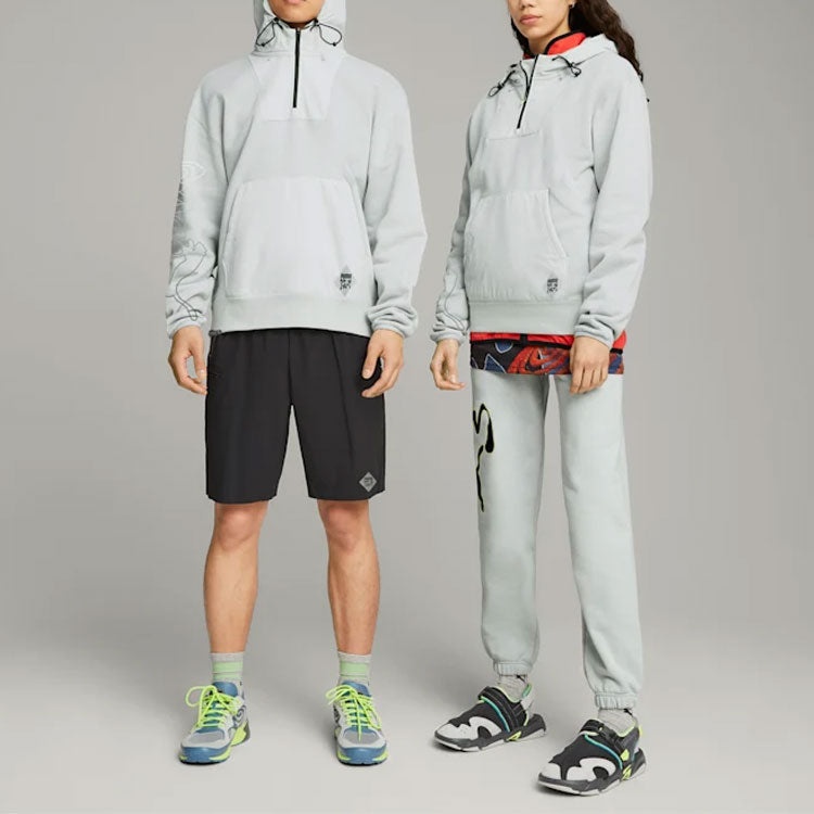 PUMA X Perks And Mini Hoodie 'Grey' 538812-10 - 5