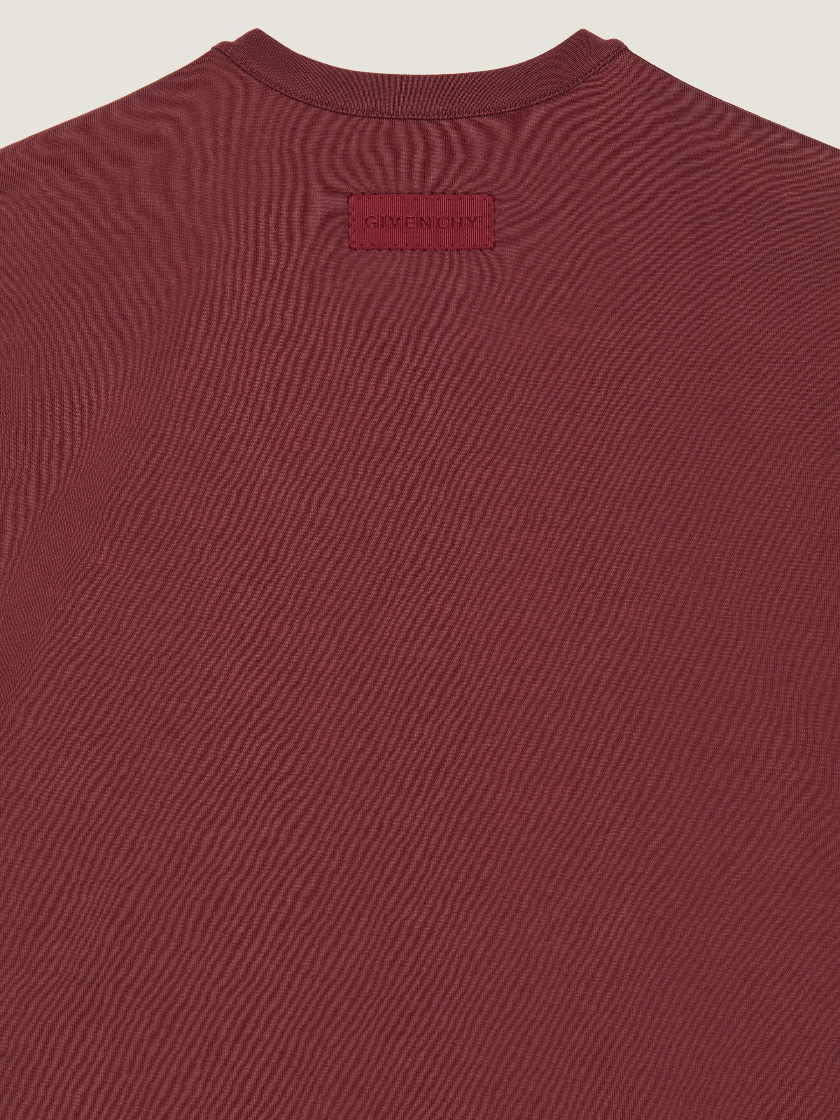 BI-MATERIAL T-SHIRT WITH GIVENCHY PATCH - 2