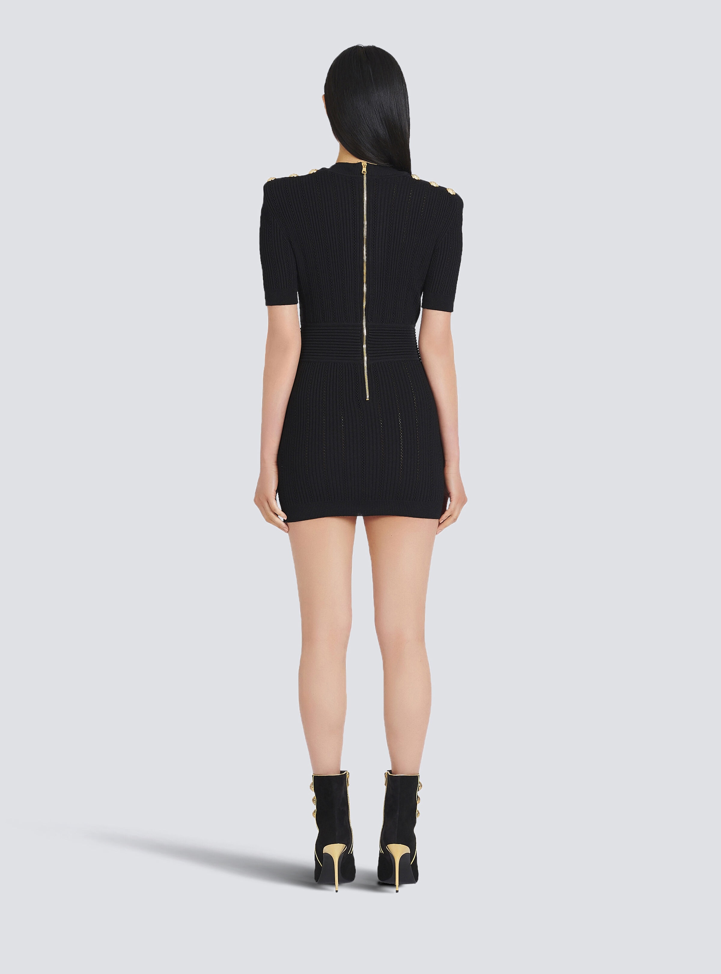 Short eco-designed knit dress - 5