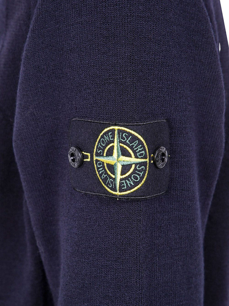 zip-front logo-patch cardigan 3