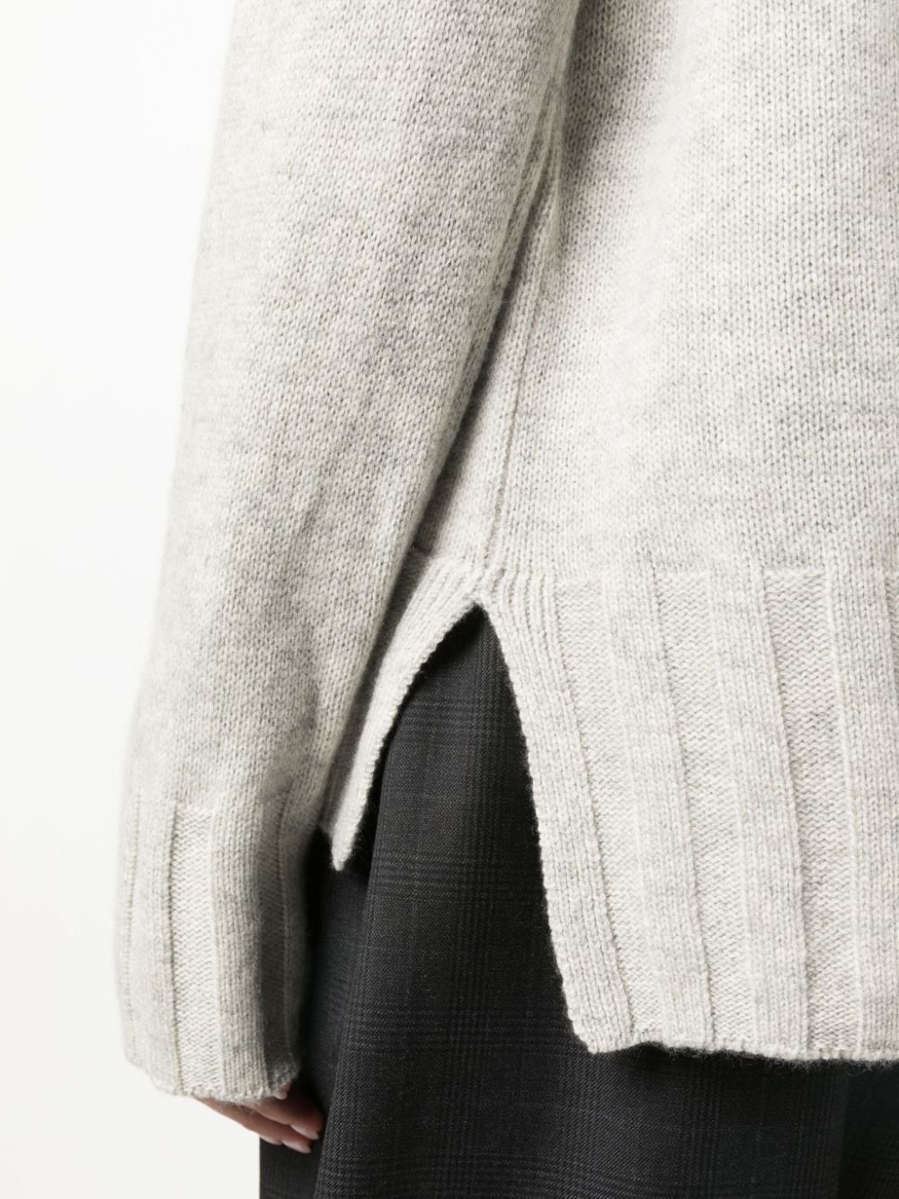 crew-neck knitted jumper - 5