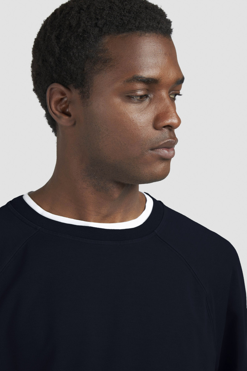 X-SOFT GARMENT-DYED COTTON SWEATSHIRT 4