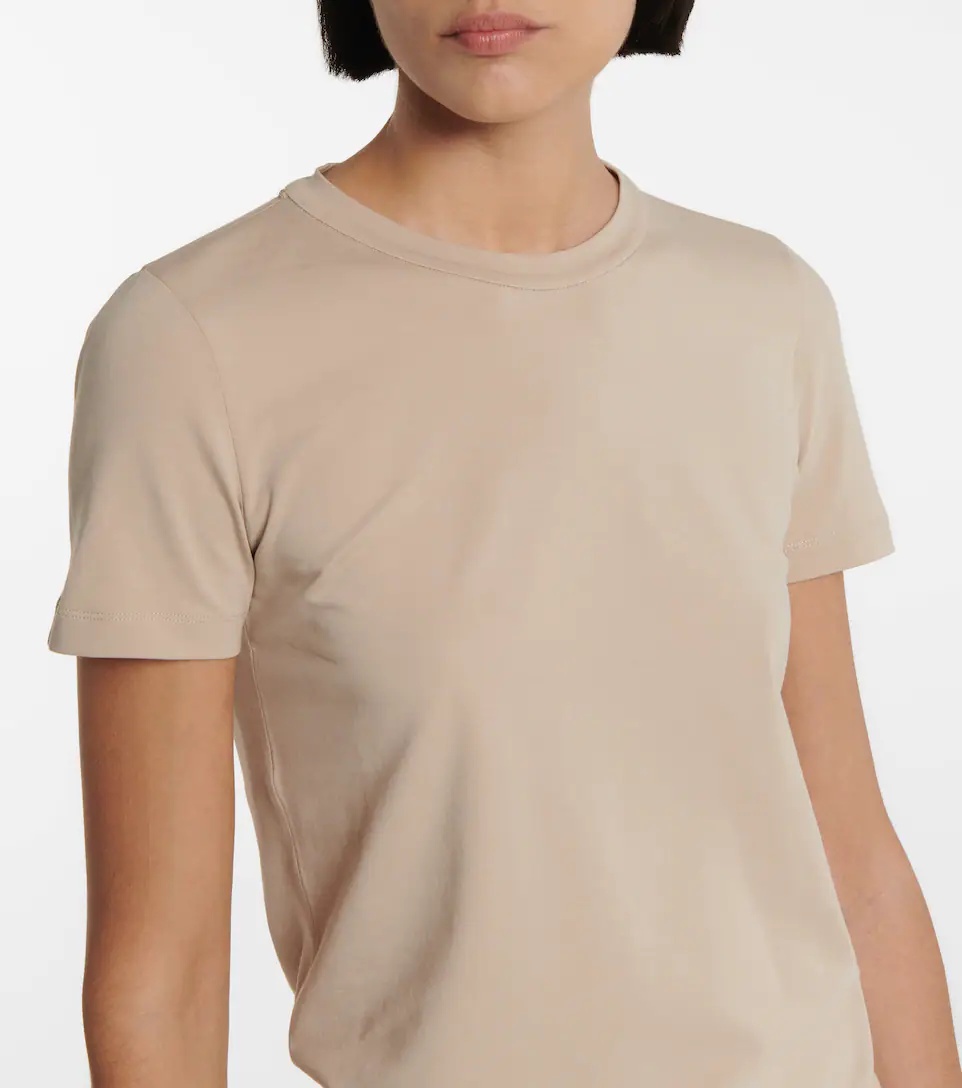 Cotton-blend T-shirt - 4