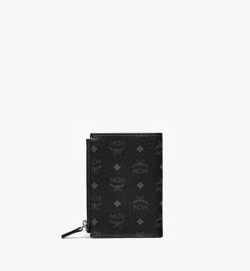 Bifold Zip Card Wallet in Visetos Original 3