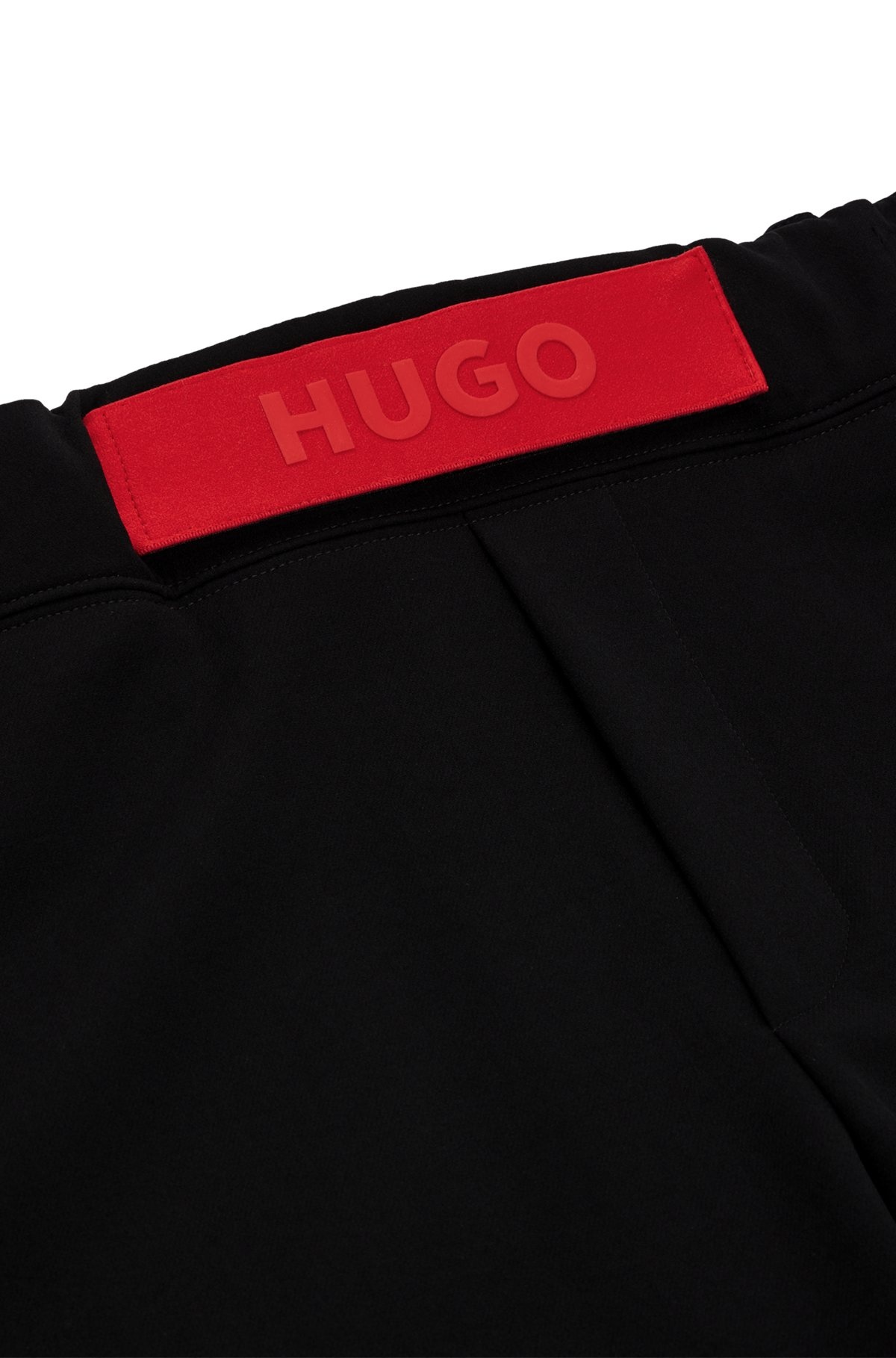 RELAXED-FIT TRACKSUIT BOTTOMS WITH RED LOGO TAPE - 6