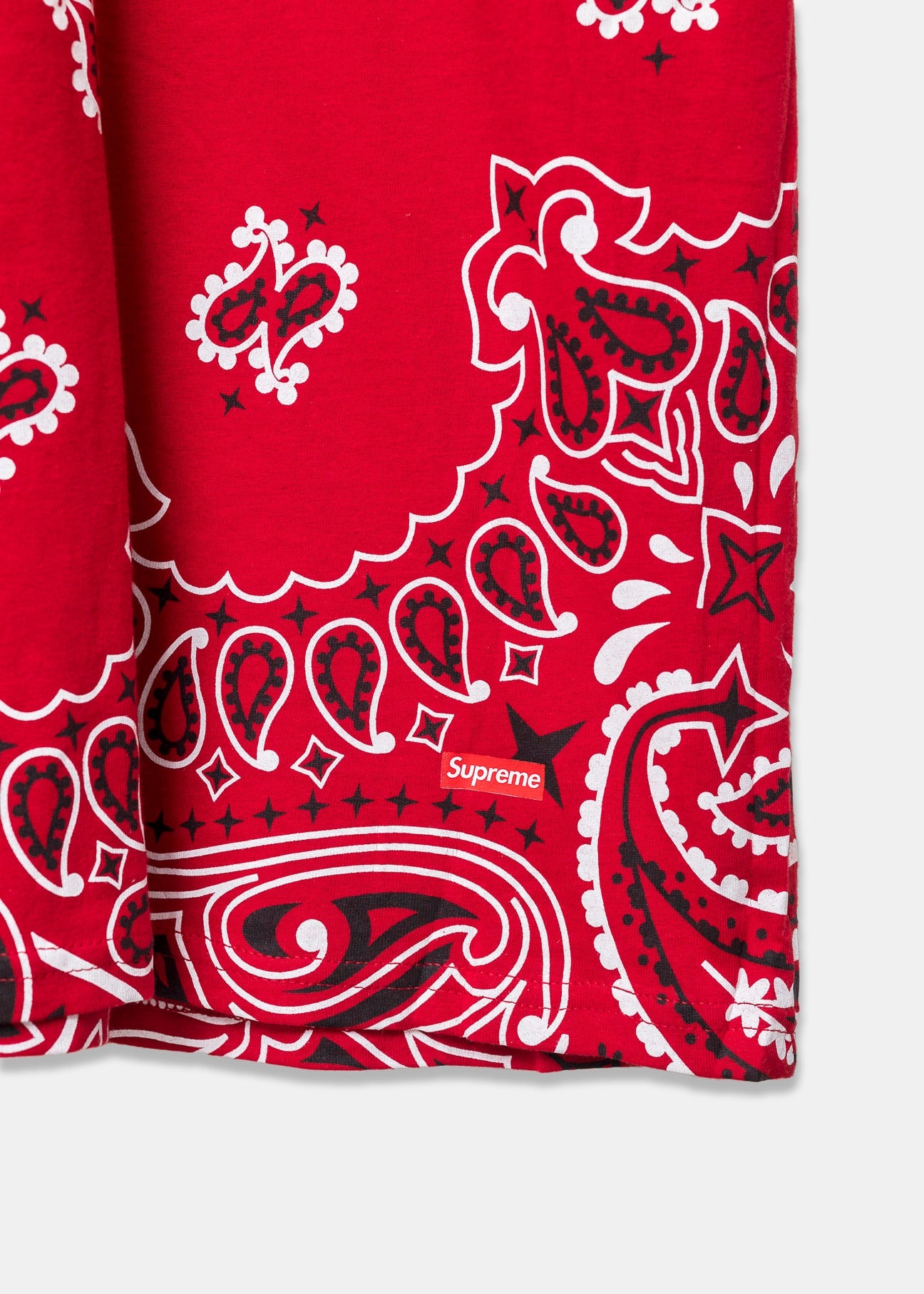 Supreme Red Paisley T-Shirt - 4