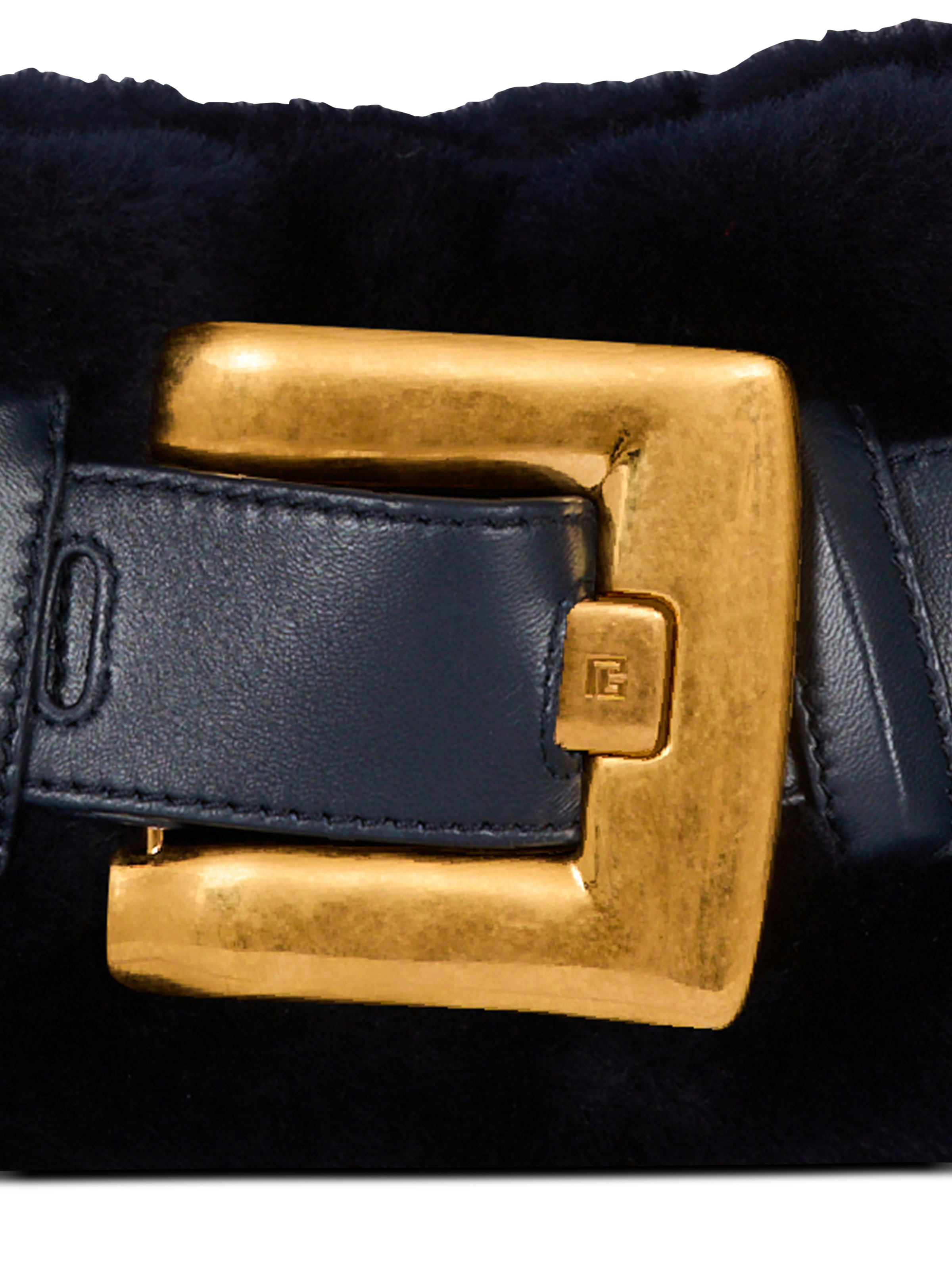 Mini Anthem bag in shearling - 7