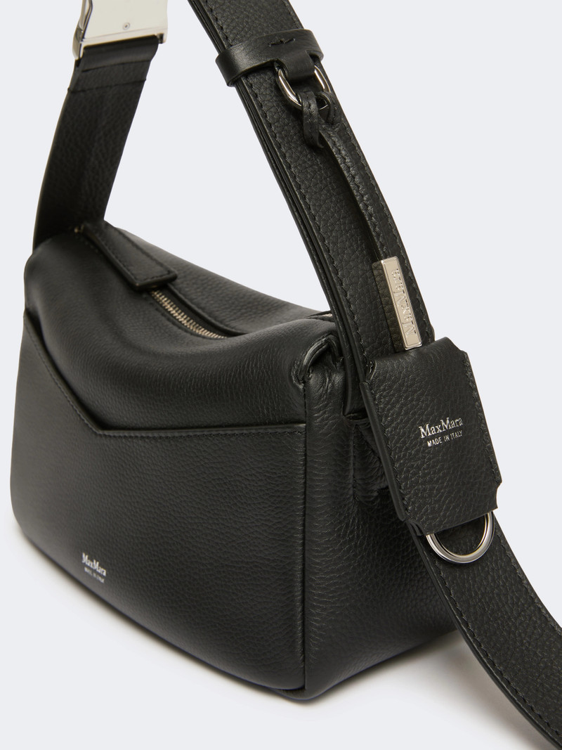 SKIPPERXS Low-sheen leather micro handbag - BLACK 3