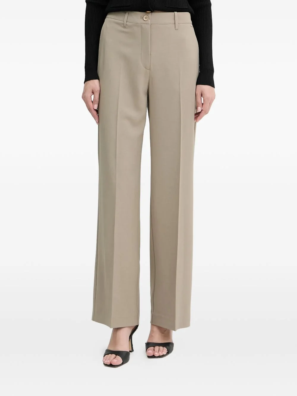 tab detail trousers - 1