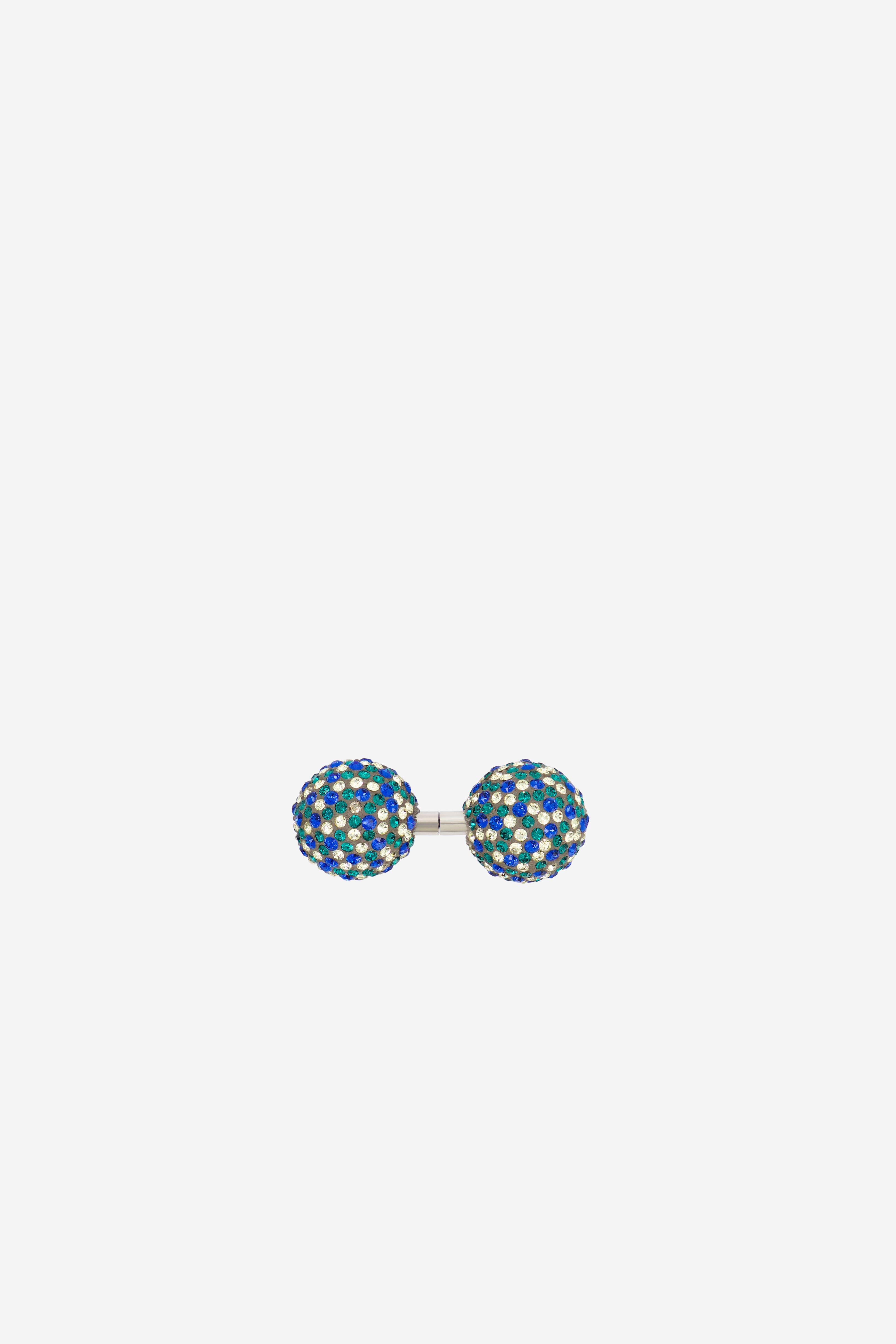 Crystal-Embellished Xl Atom Earring - 2