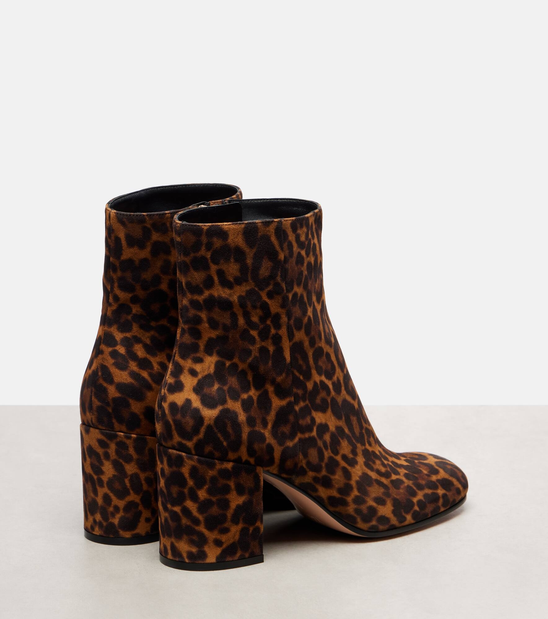 Joelle 70 leopard-print suede ankle boots - 2