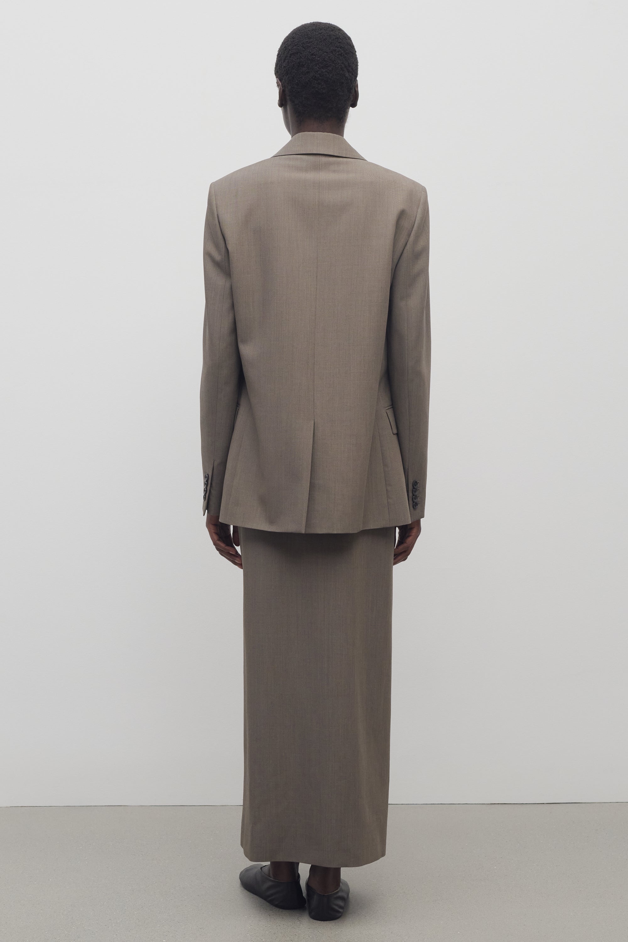 Toreva Skirt in Wool and Silk - 5