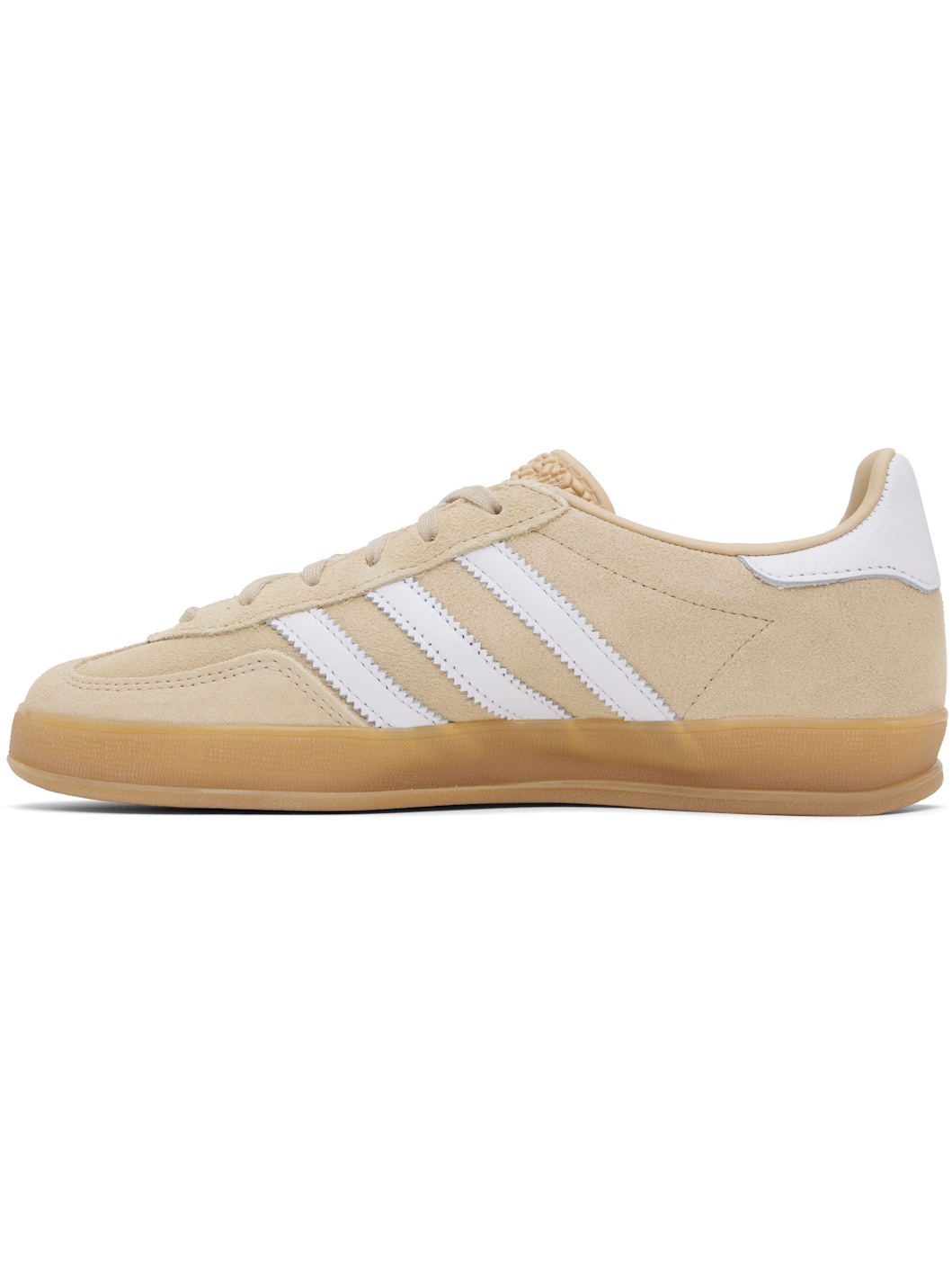 Beige Gazelle Indoor Sneakers - 3
