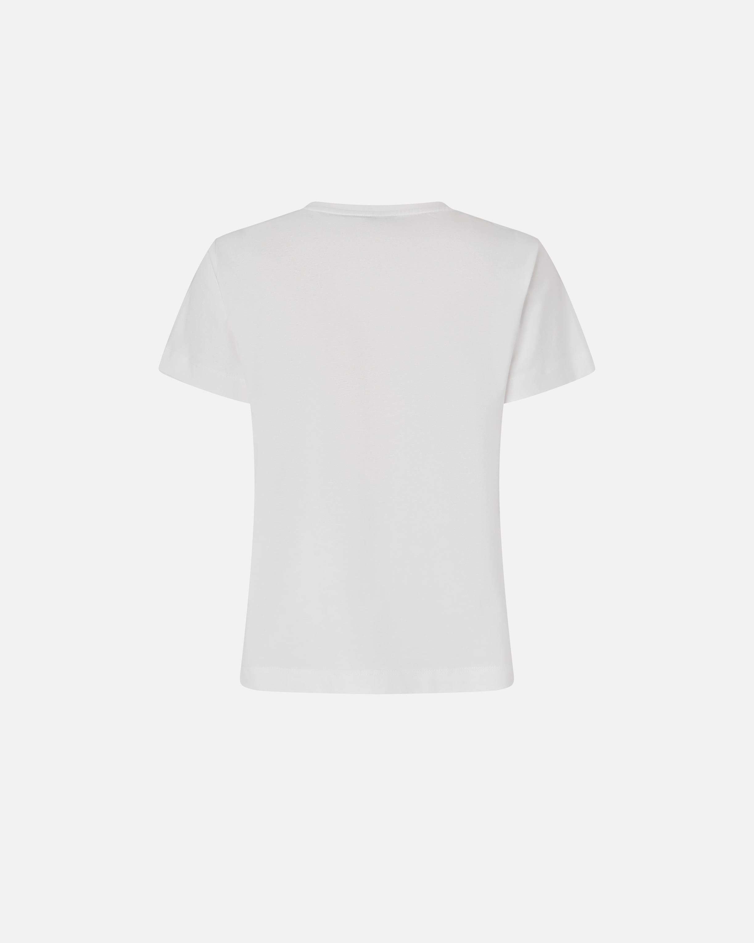 T-SHIRT WITH CRYSTAL-EMBROIDERED LOVE BIRDS LOGO - 2
