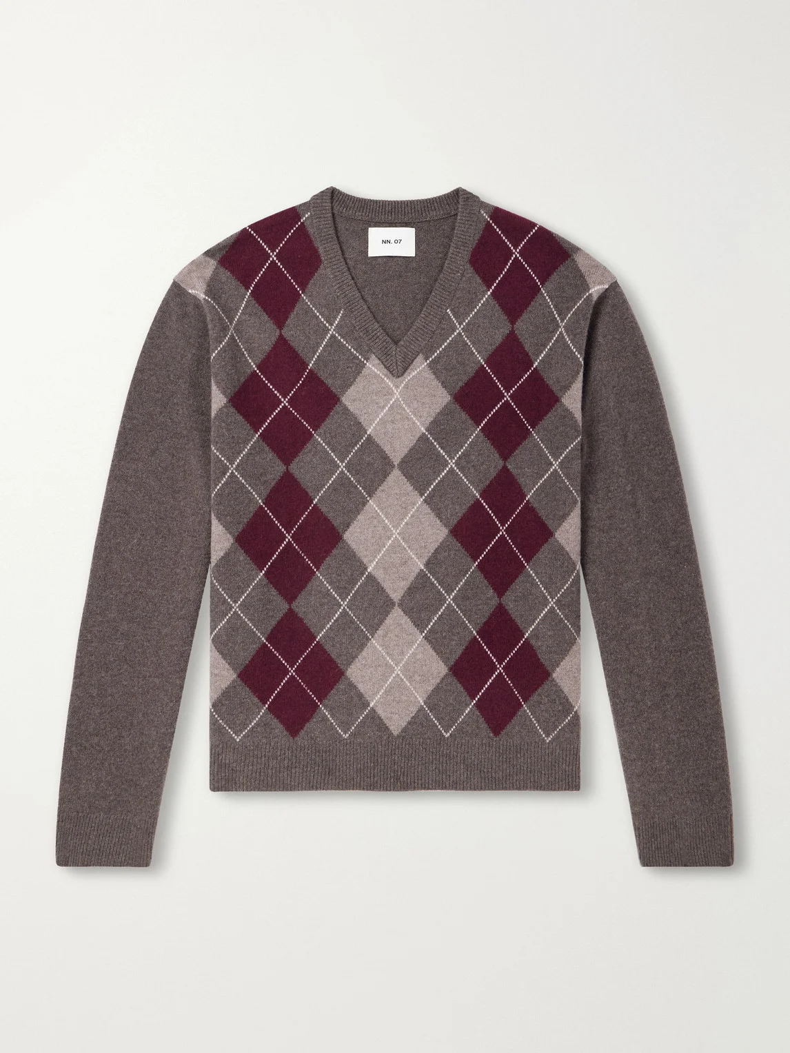 Otto 60070 Argyle Wool Sweater - 1
