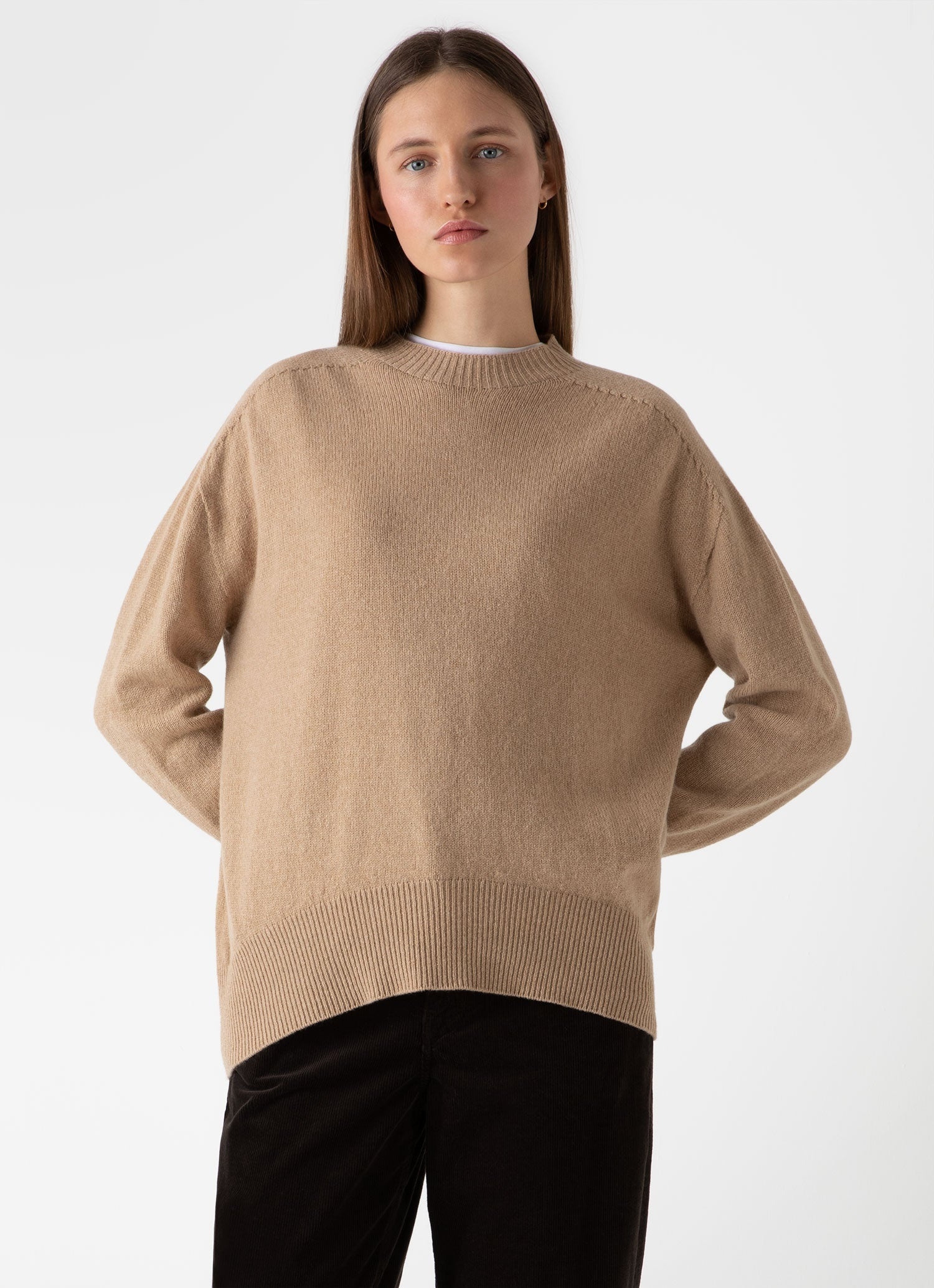 Lambswool Crewneck Jumper - 1