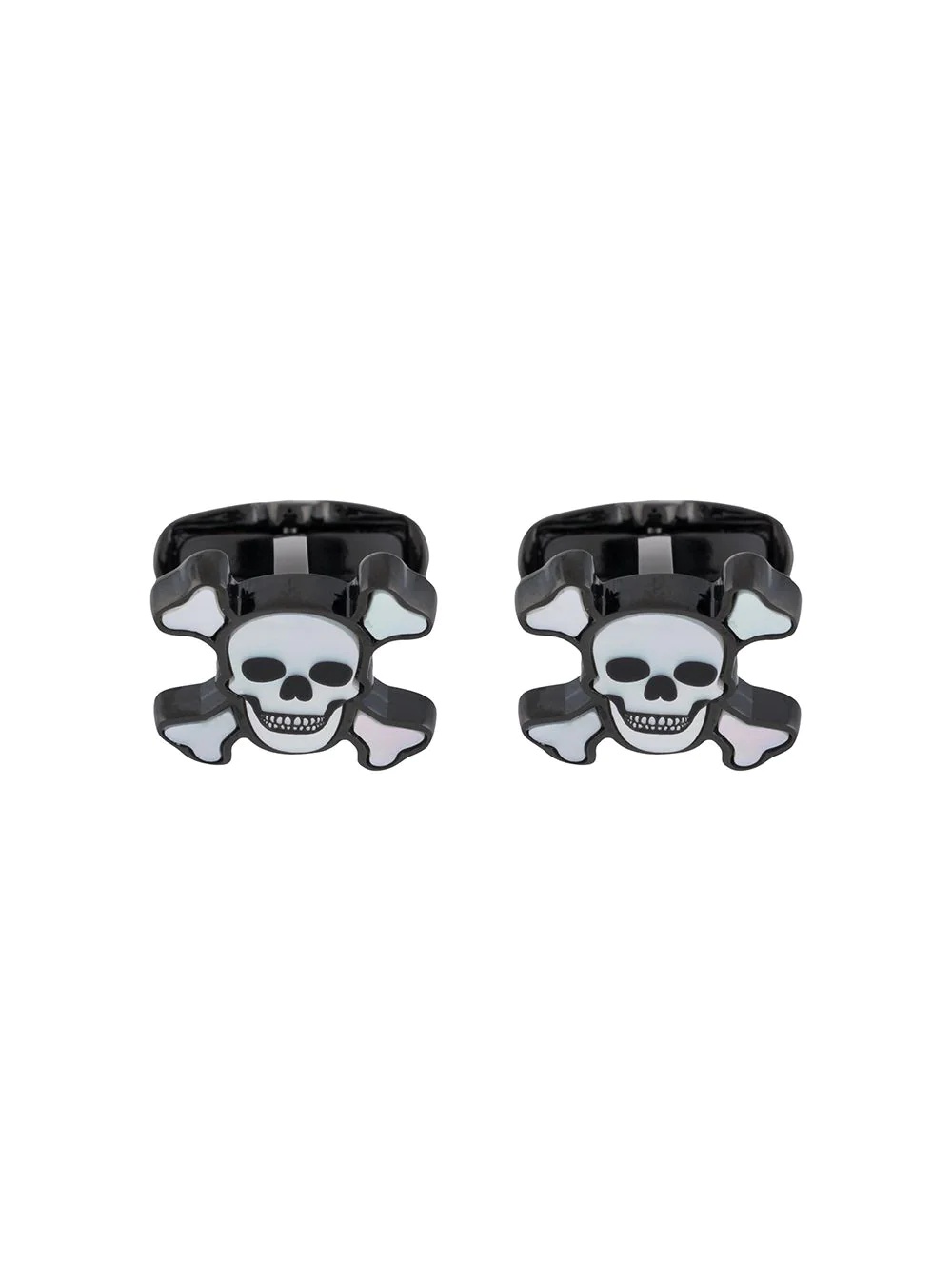 skull and bones cufflinks - 1