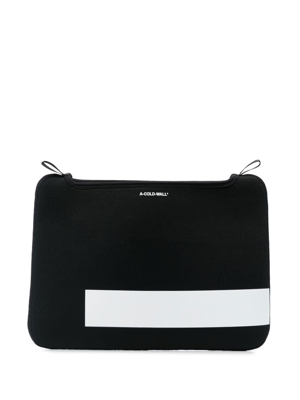 logo colour-block laptop case - 2