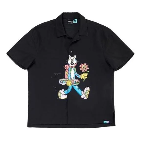 Li-Ning x Steven Harrington Graphic Shirt 'Black' ASHR140-1 - 1