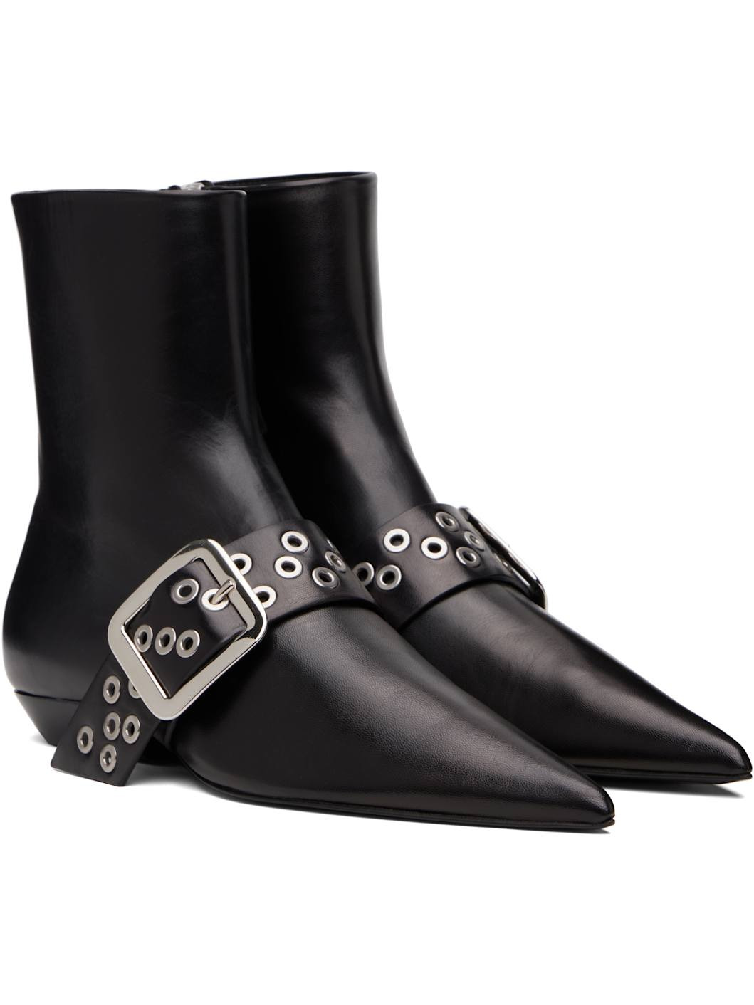 Black Ankle Boots - 4