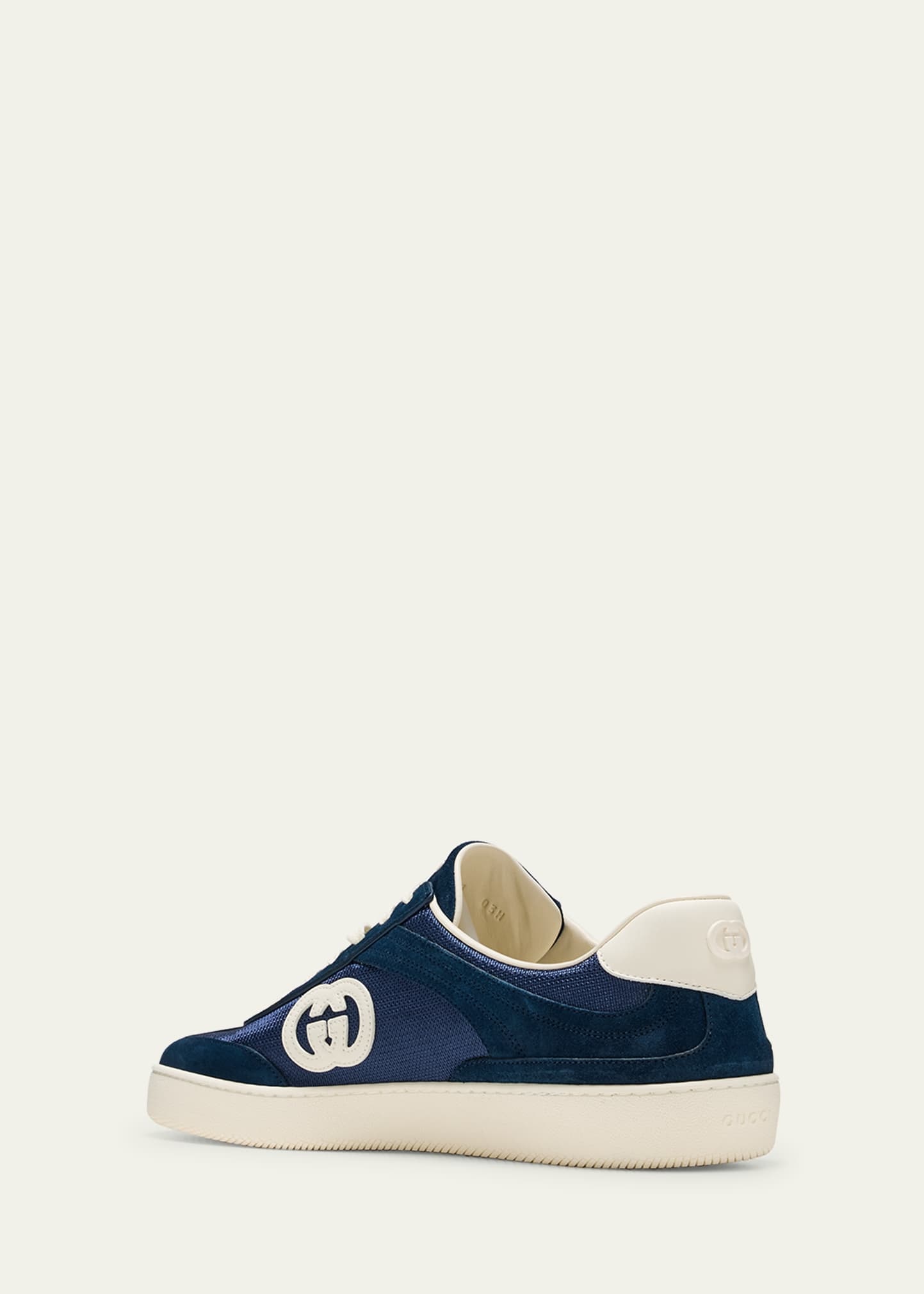 Men's G74 Canvas and Suede T-Toe Low-Top Sneakers - 4