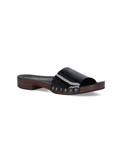Miu Miu Women Logo Clogs - 2